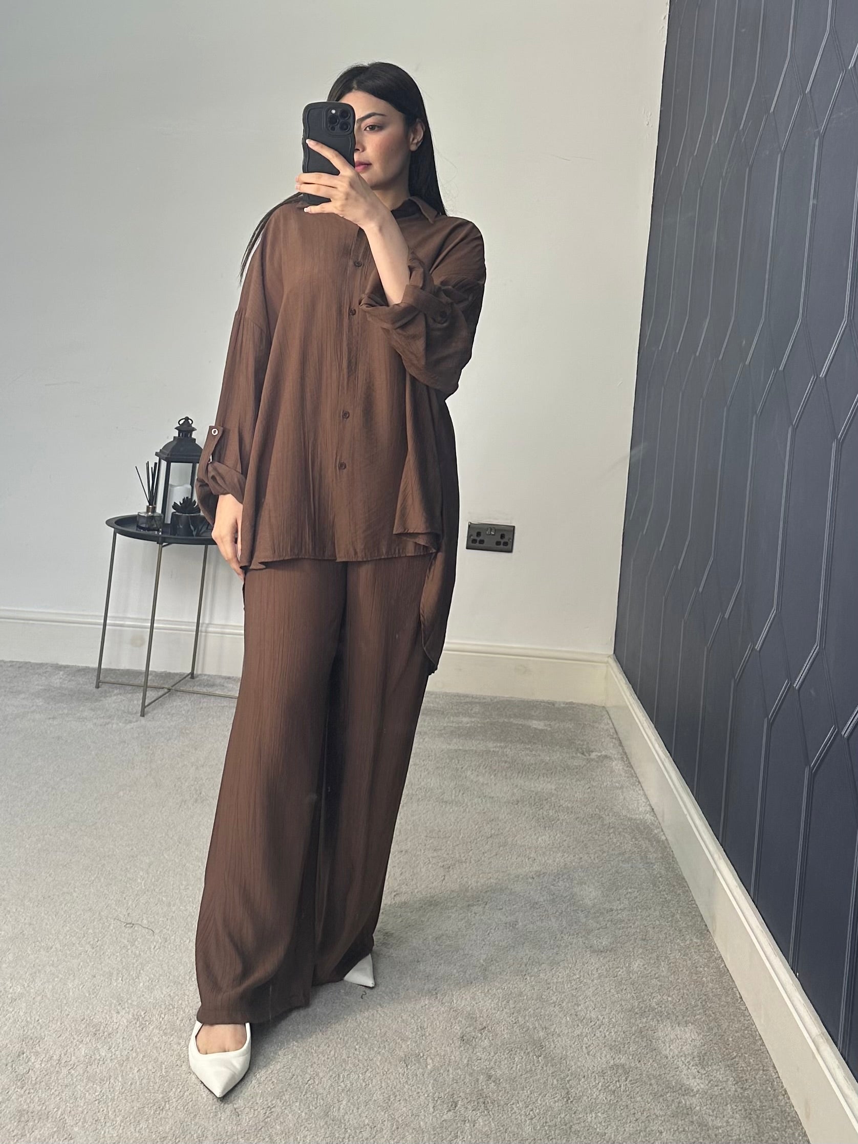 Imaan 2 piece shirt co ords set