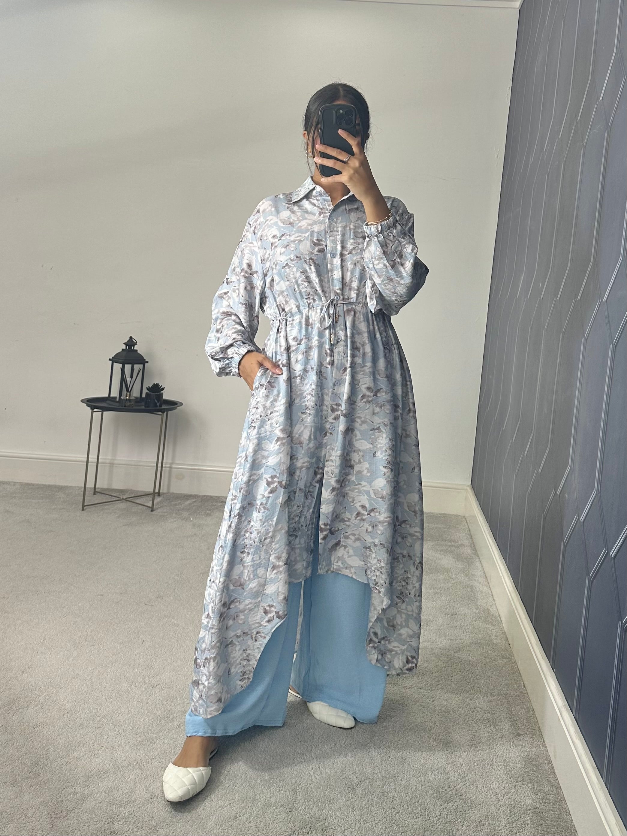 Meera Floral Hi Low 2 Piece co ord set