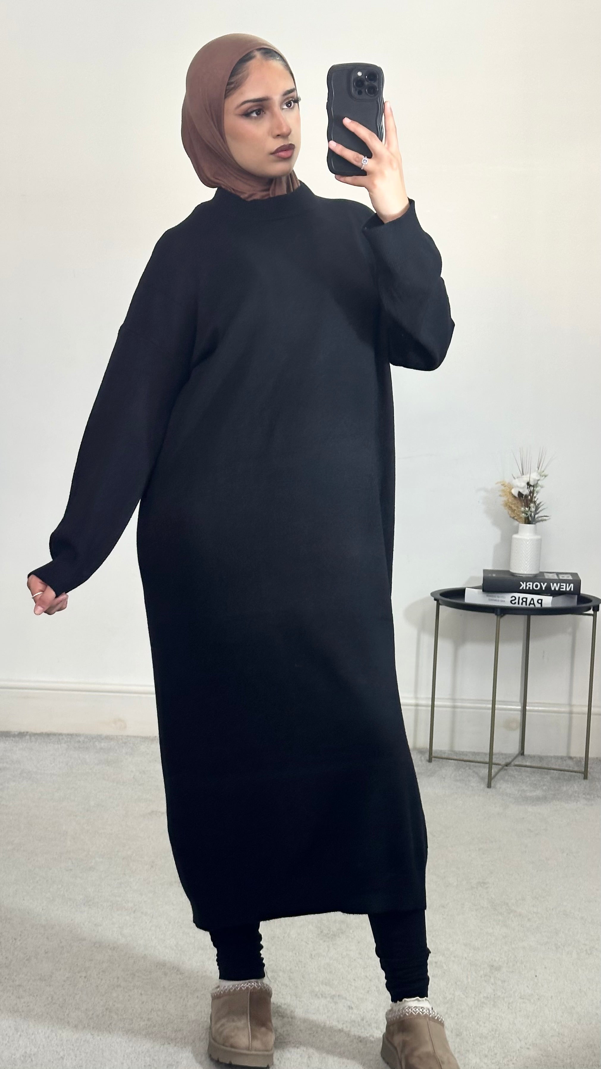 Long sleeve jumper dress