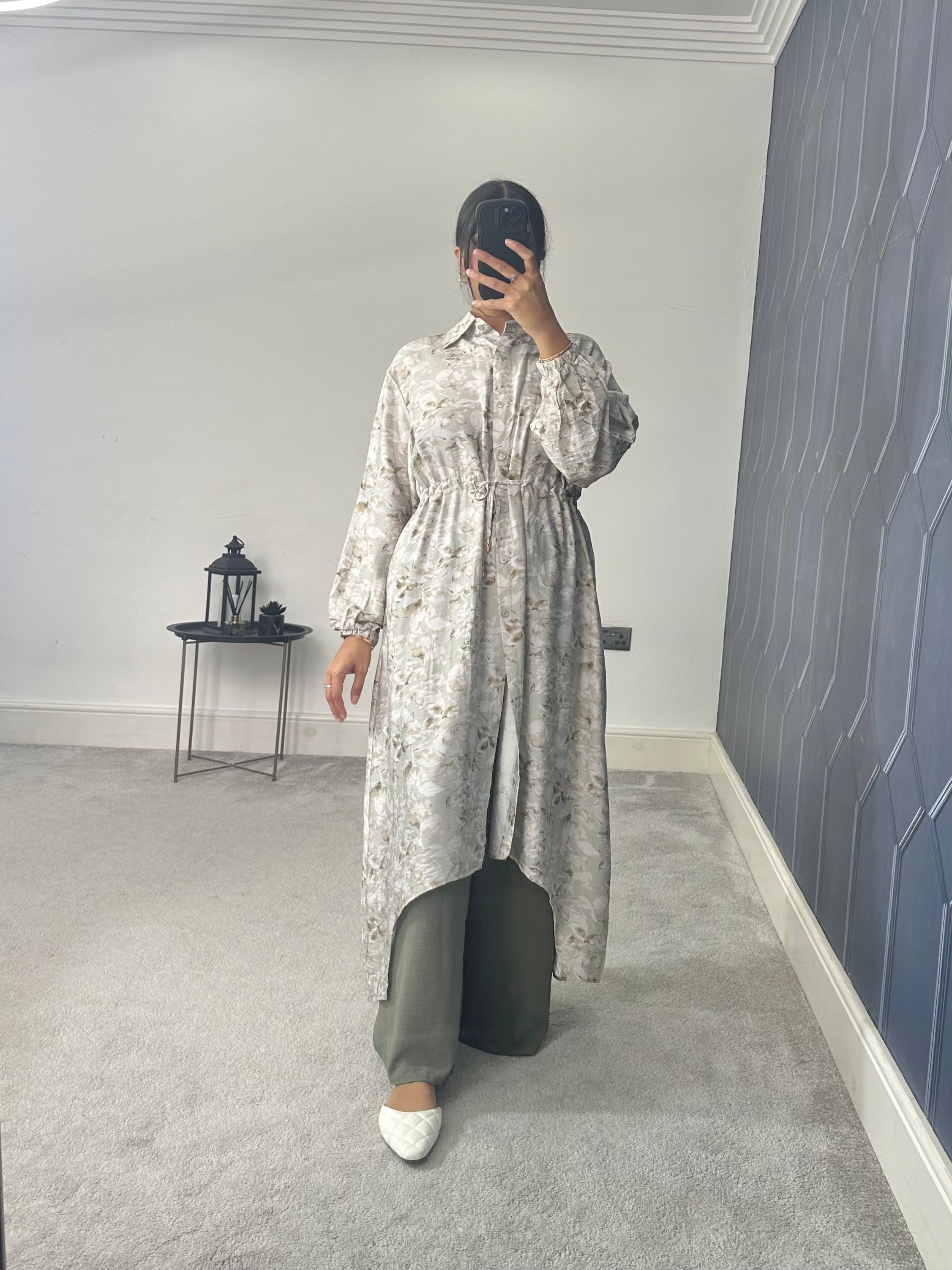 Meera Floral Hi Low 2 Piece co ord set