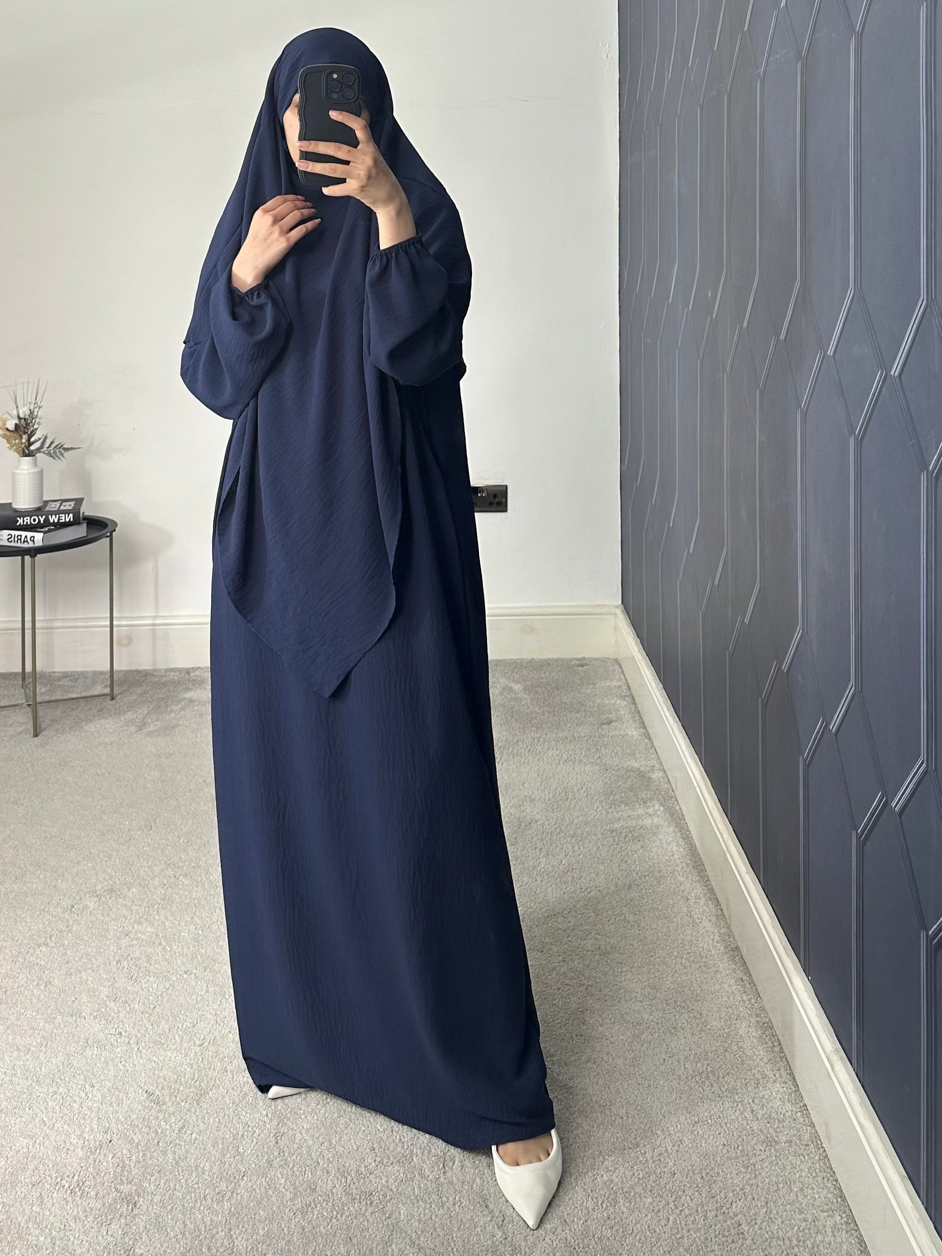 Hareem Batwing Sleeves Khimar Set