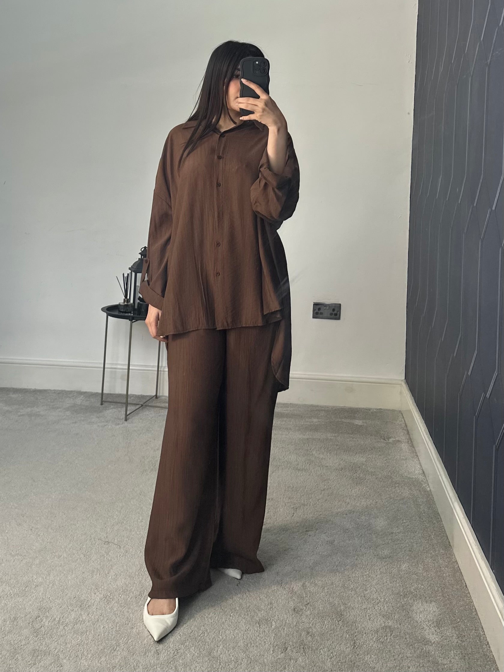 Imaan 2 piece shirt co ords set