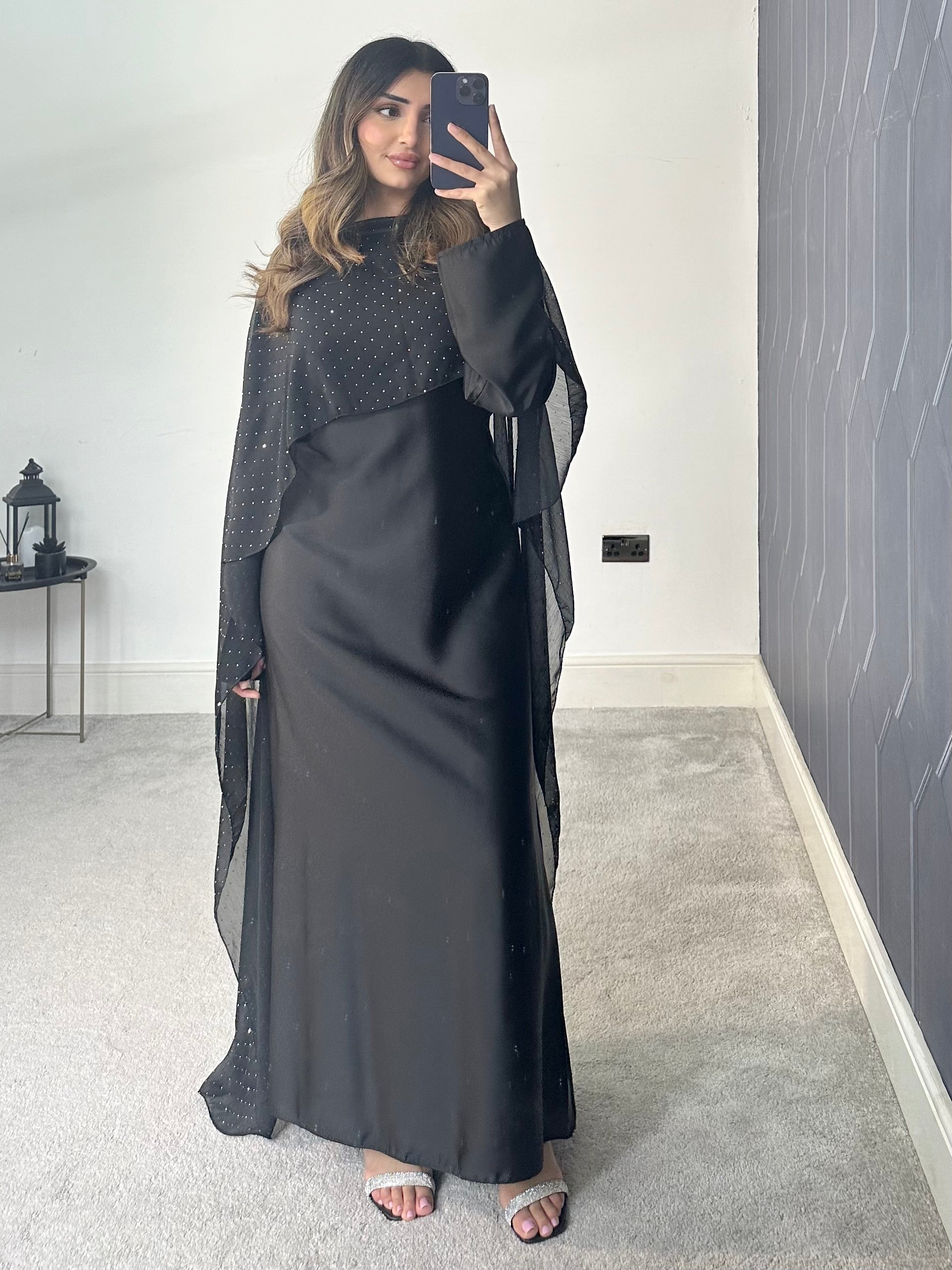 Areeba cape 2 piece cape Dress