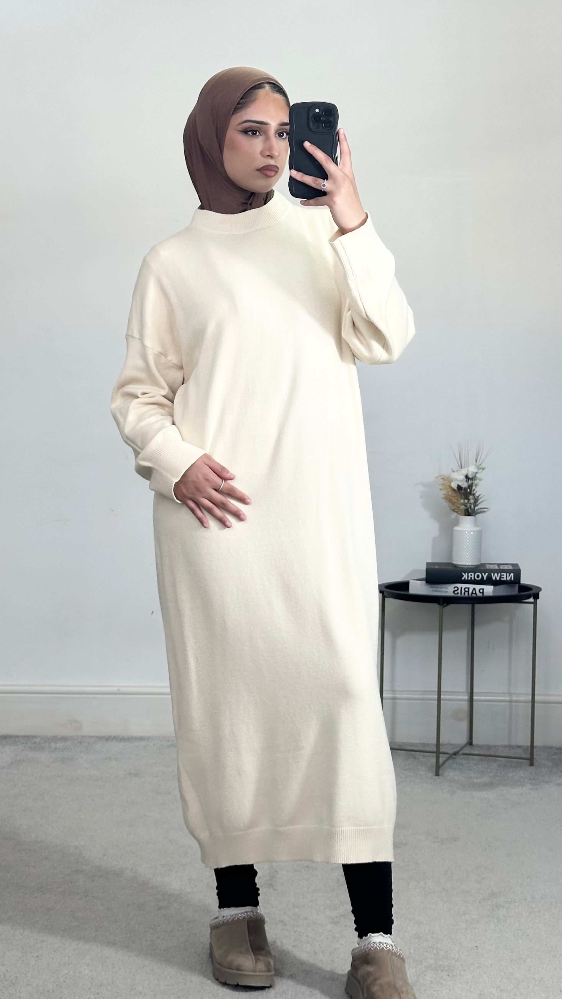 Long sleeve jumper dress
