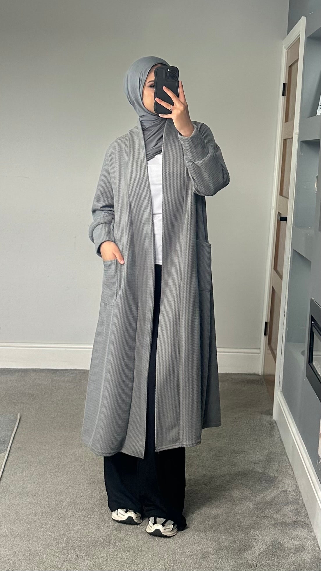 Long cardigan with Pockets