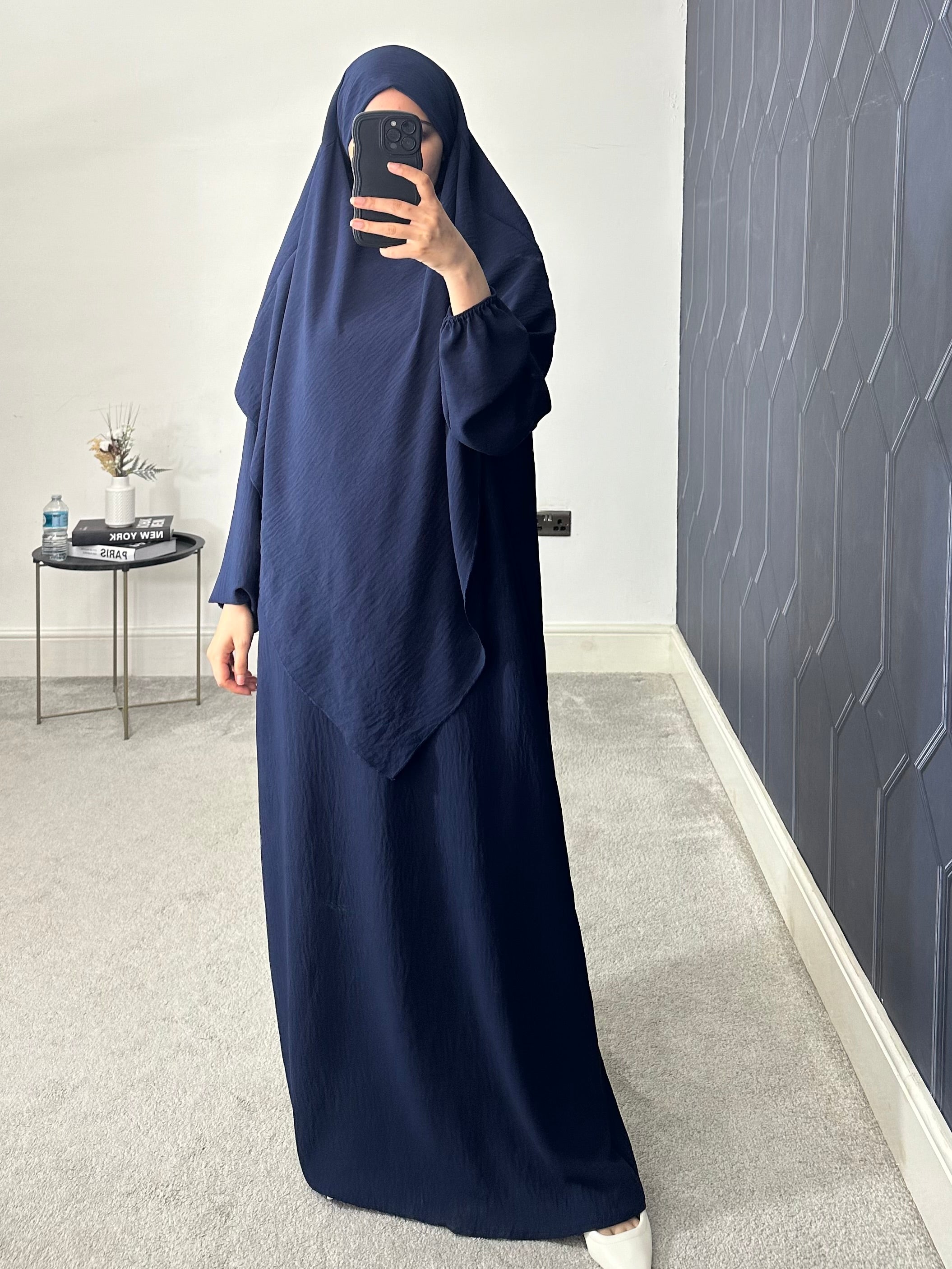 Hareem Batwing Sleeves Khimar Set