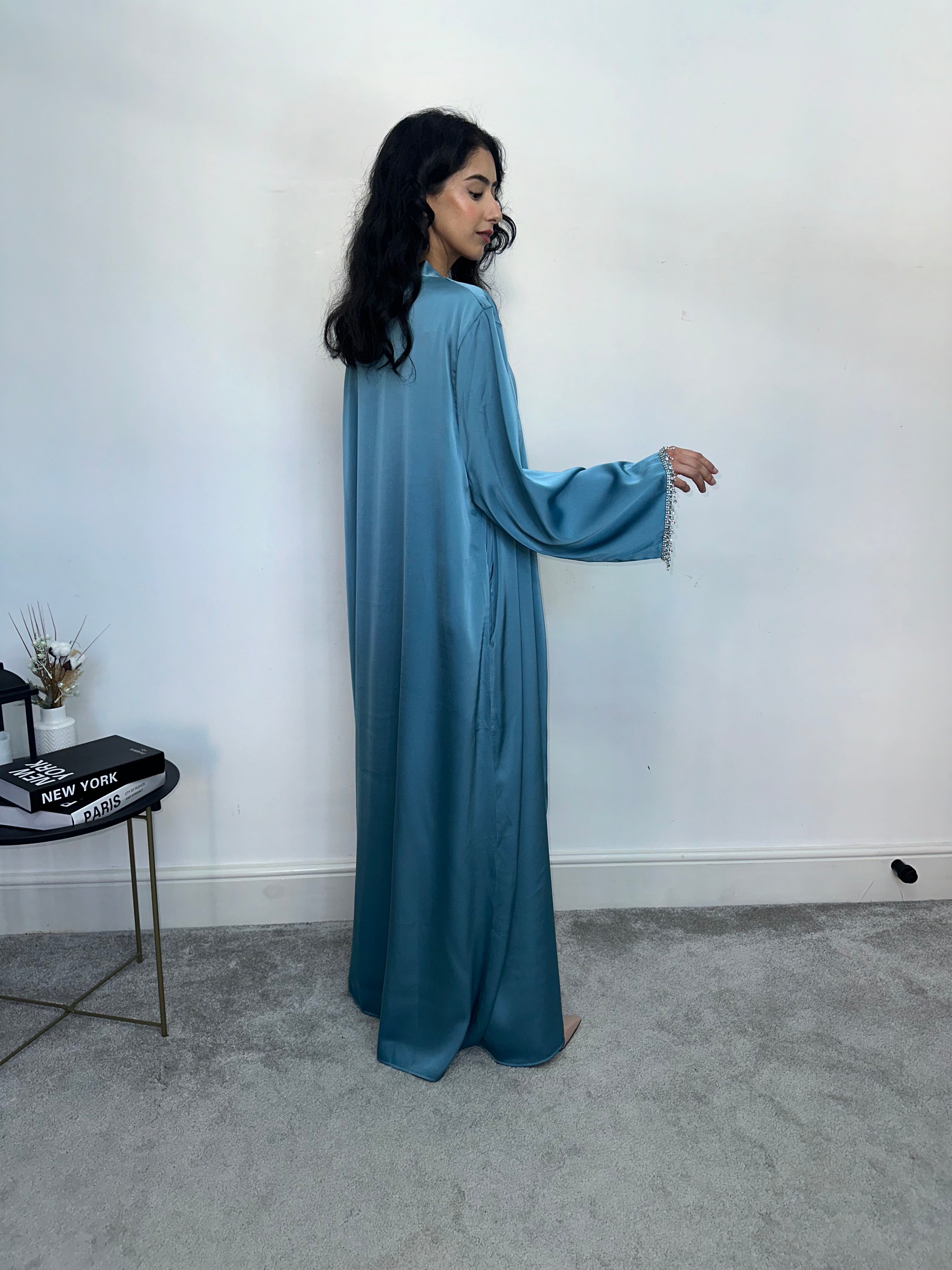 Aminah Abaya Set (Blue)