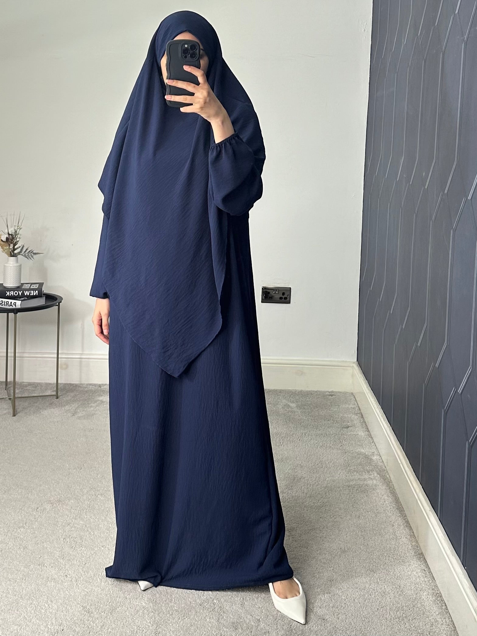 Hareem Batwing Sleeves Khimar Set