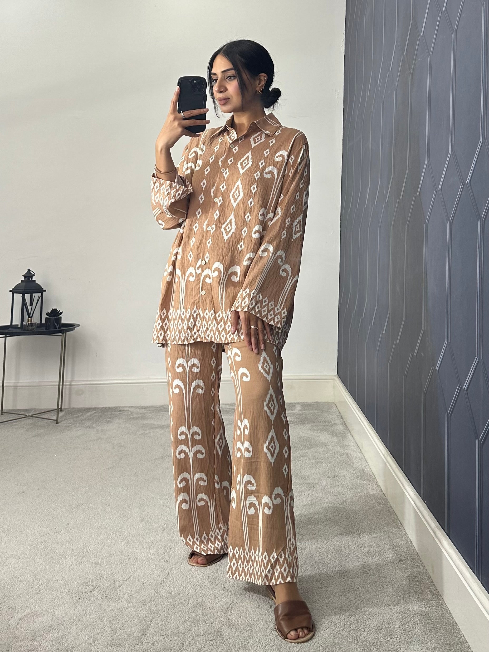 Printed 2 piece co ord set