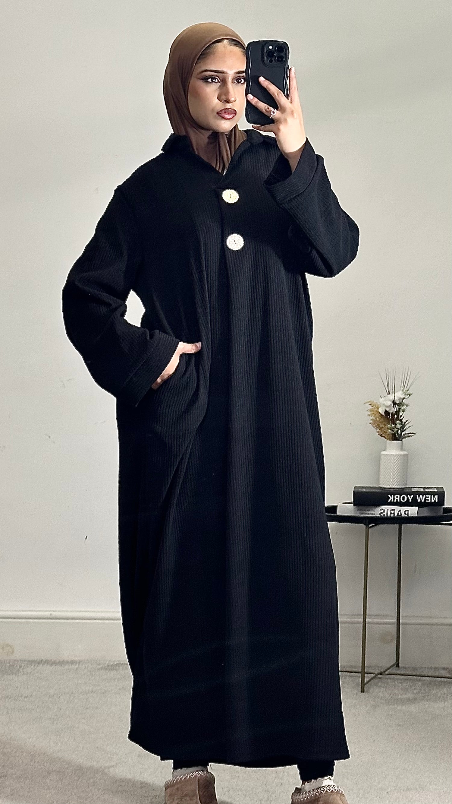 Corduroy Abaya/Long Dress