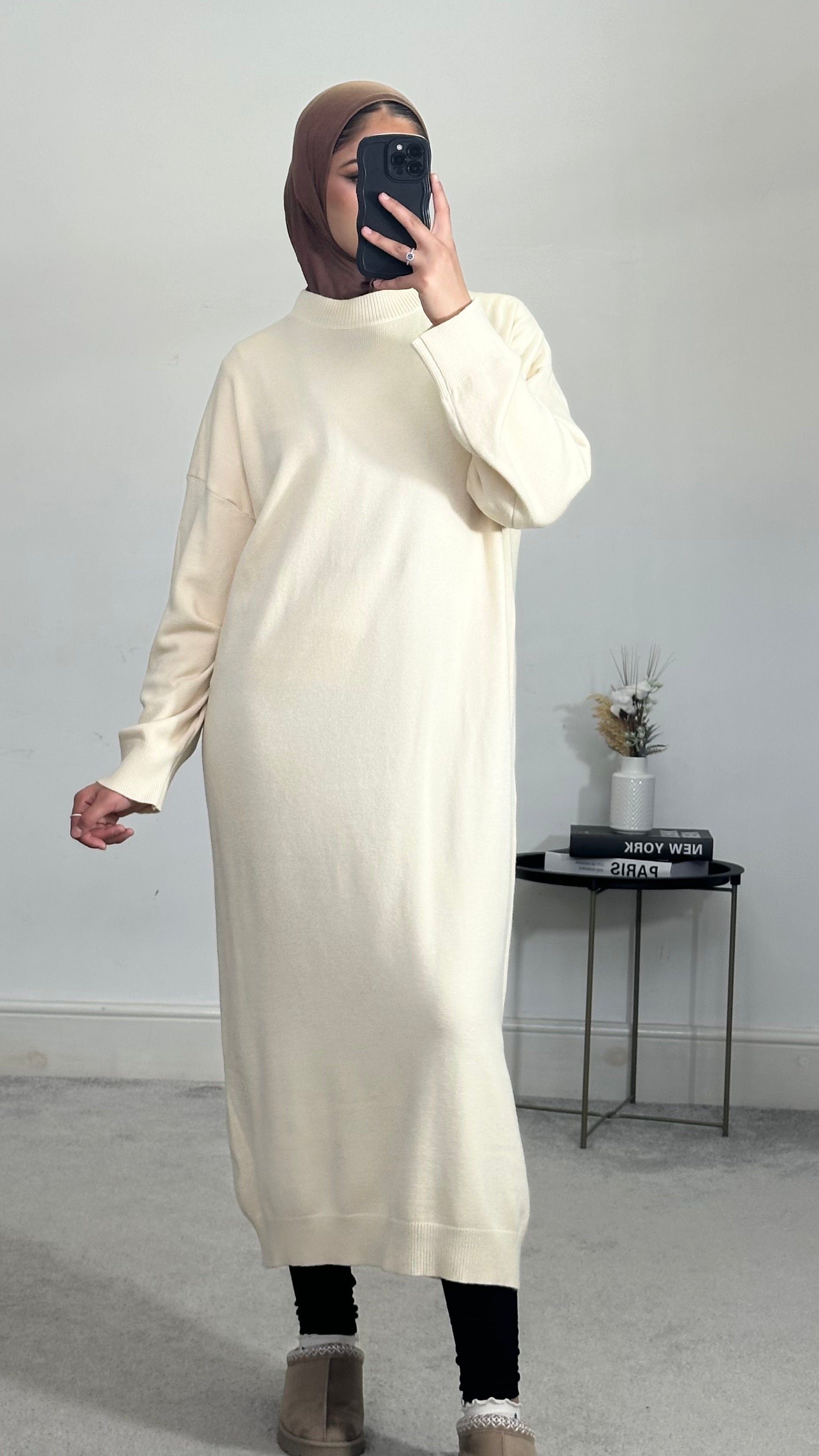 Long sleeve jumper dress