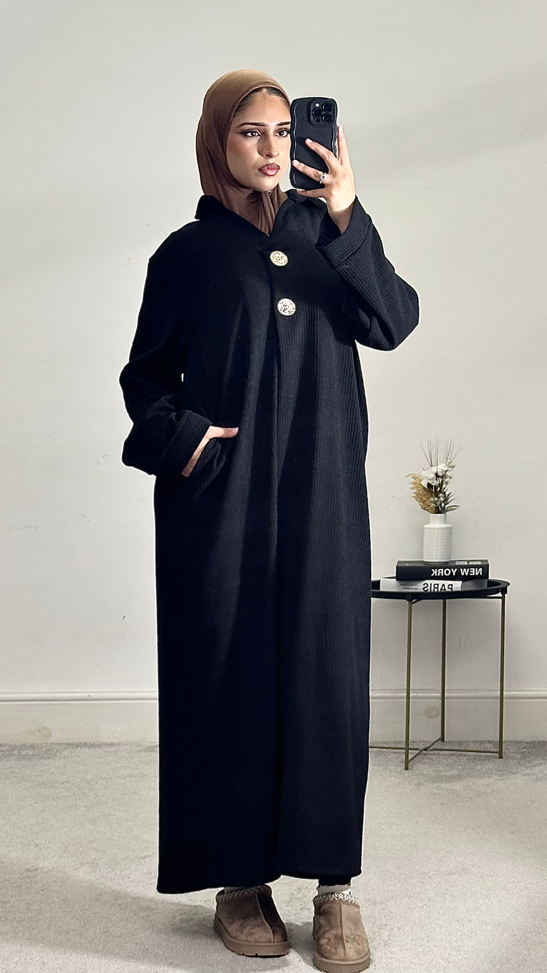 Corduroy Abaya/Long Dress
