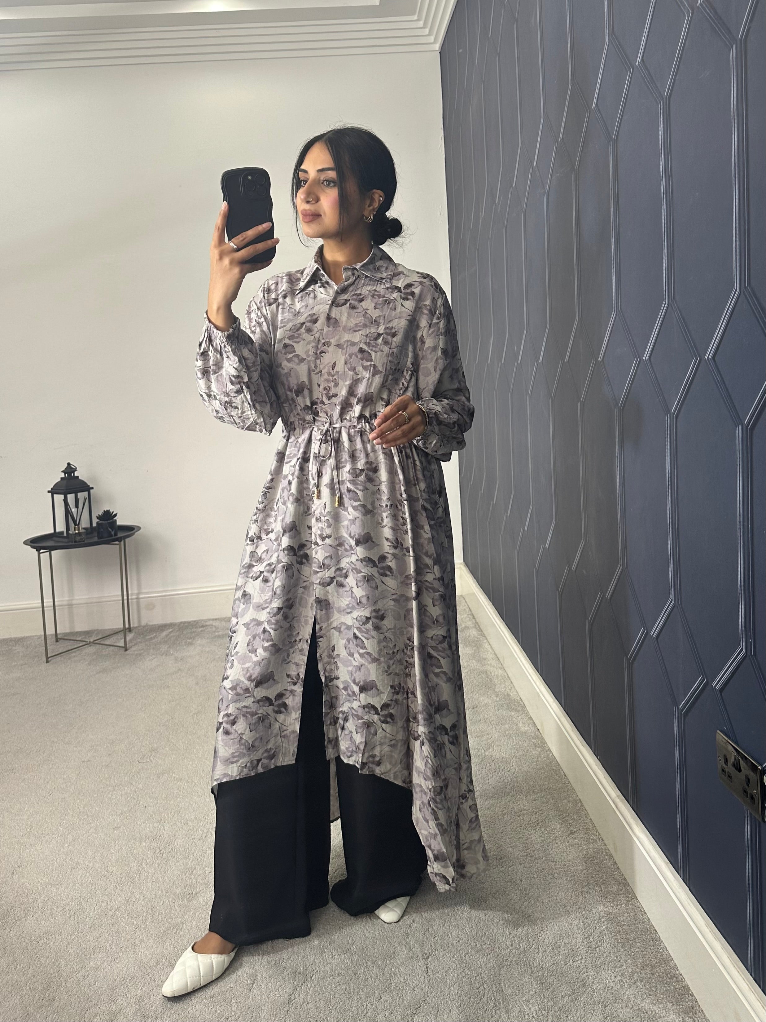 Meera Floral Hi Low 2 Piece co ord set