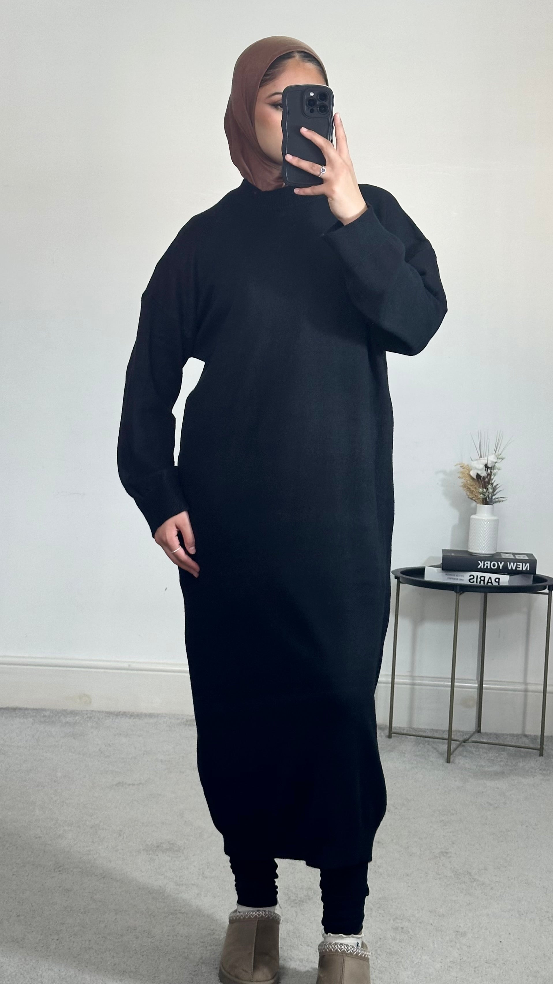 Long sleeve jumper dress