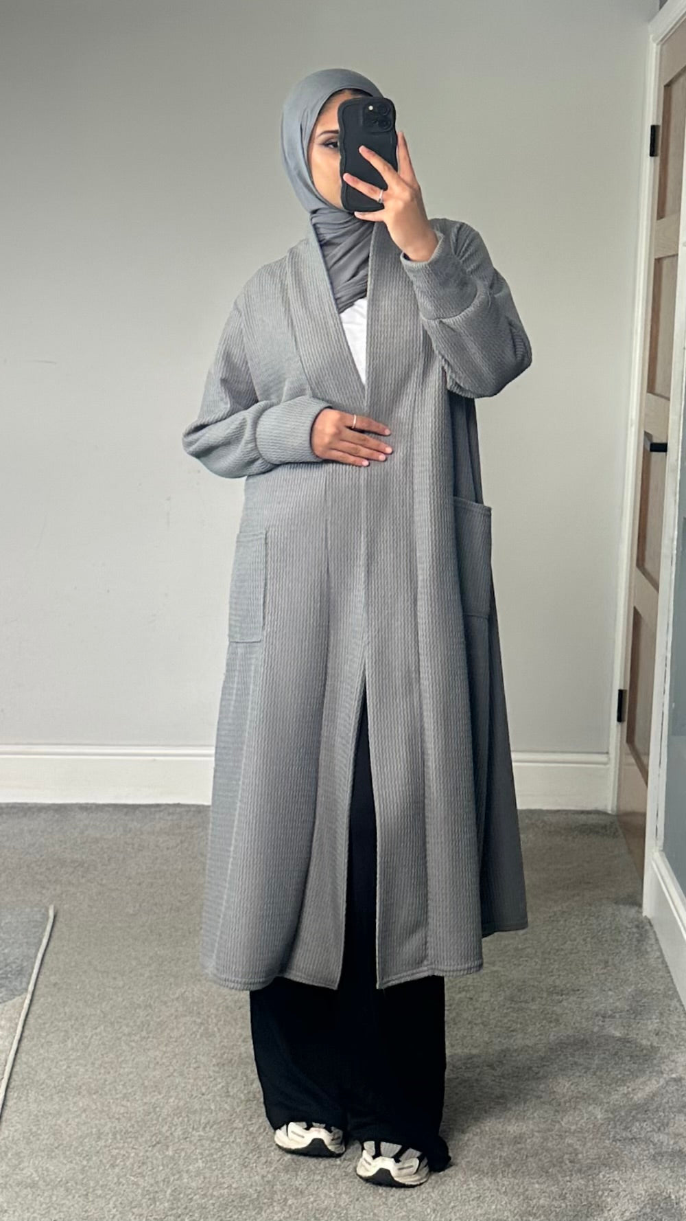 Long cardigan with Pockets