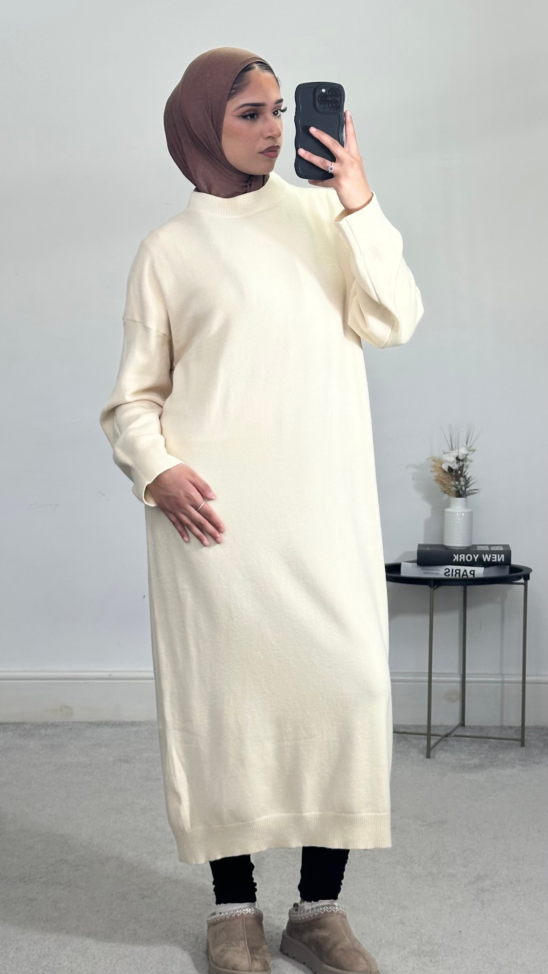 Long sleeve jumper dress
