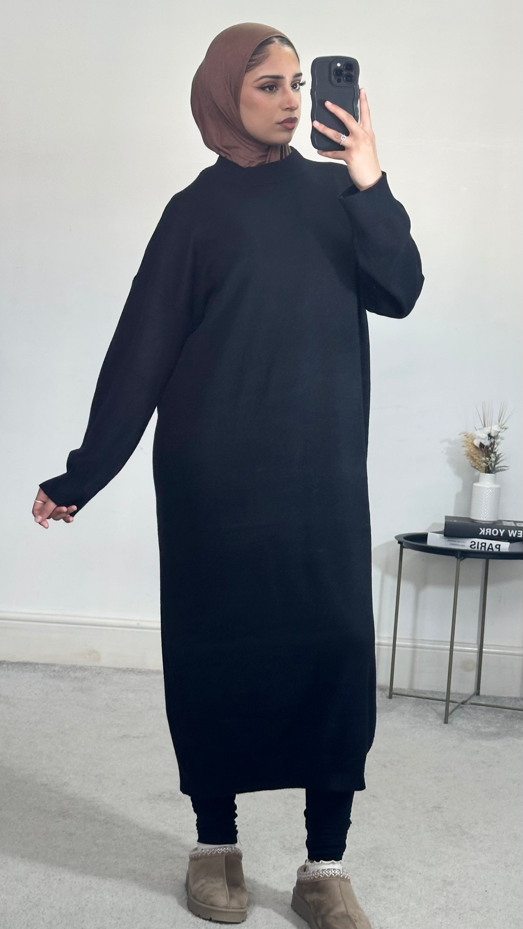 Long sleeve jumper dress