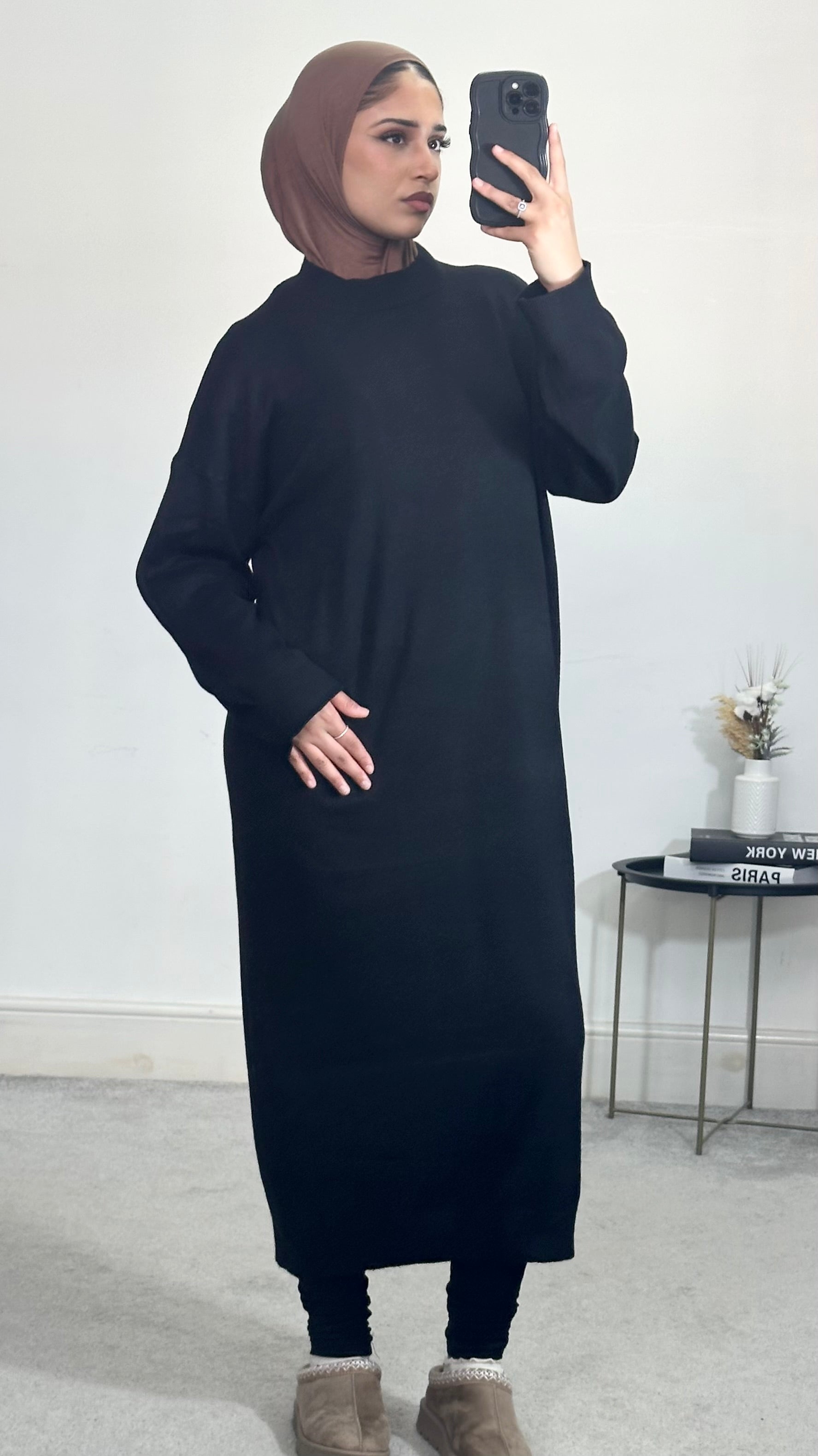 Long sleeve jumper dress