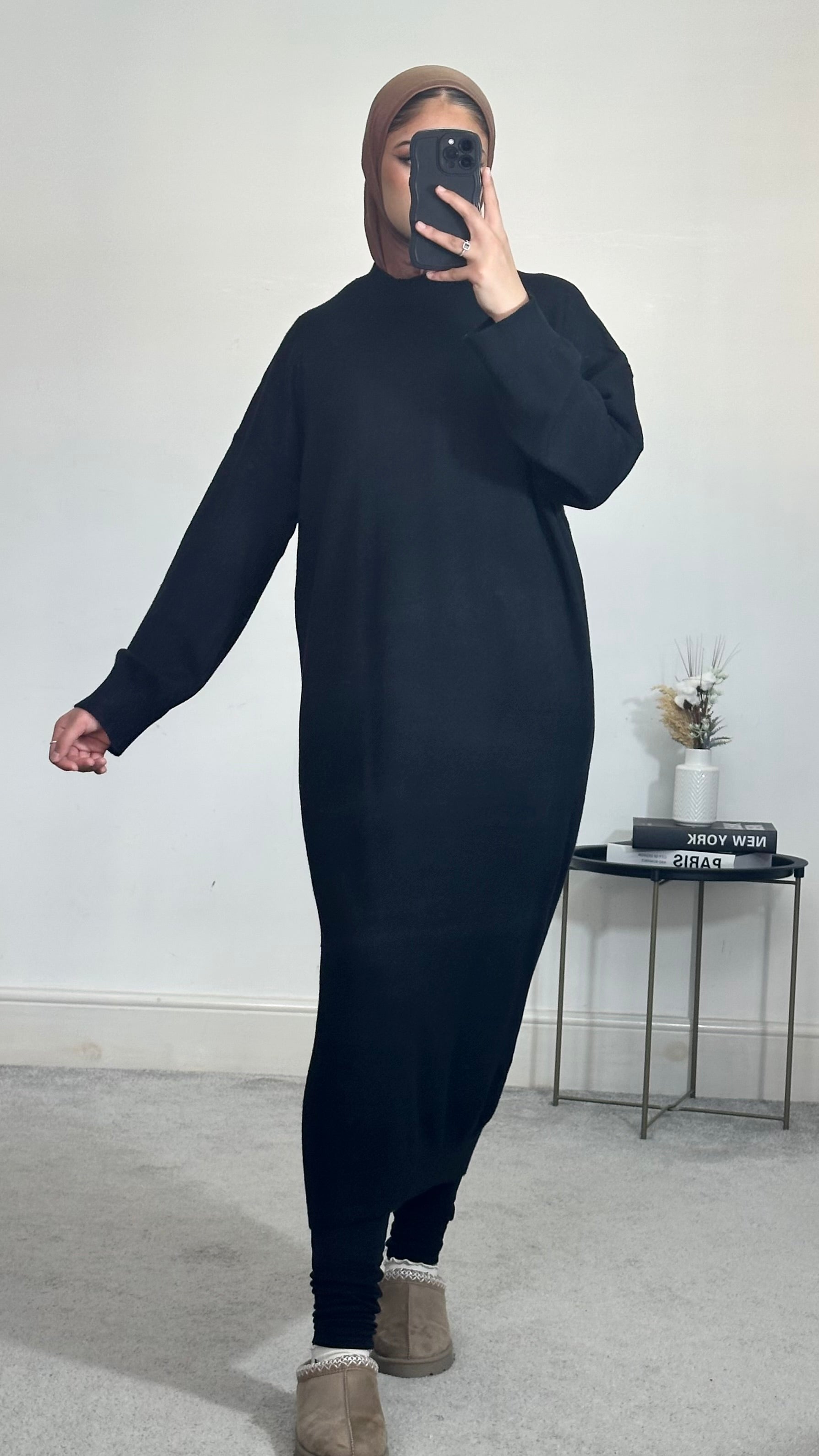 Long sleeve jumper dress