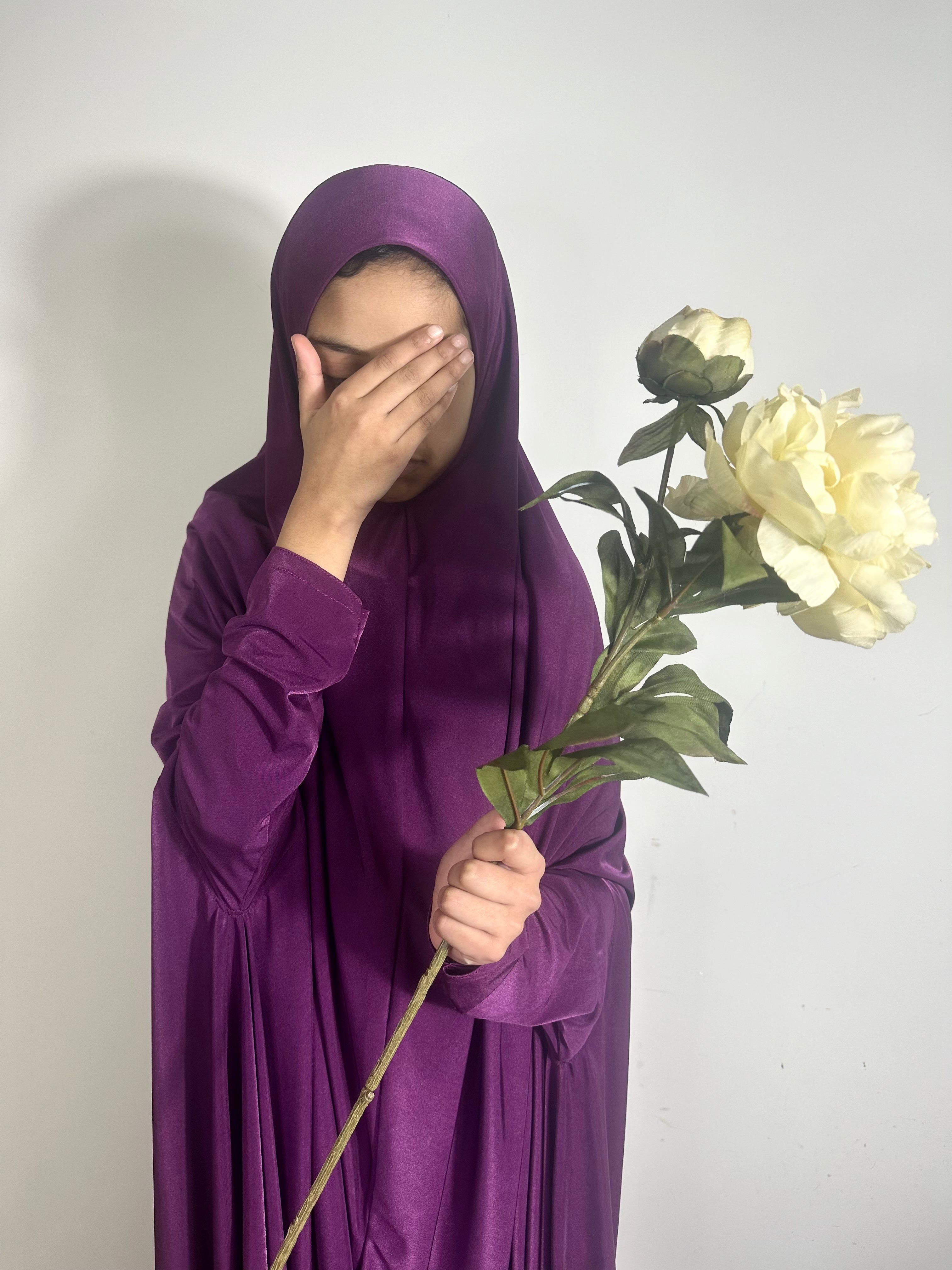 Girls all in one jilbab (Kids’s Size)
