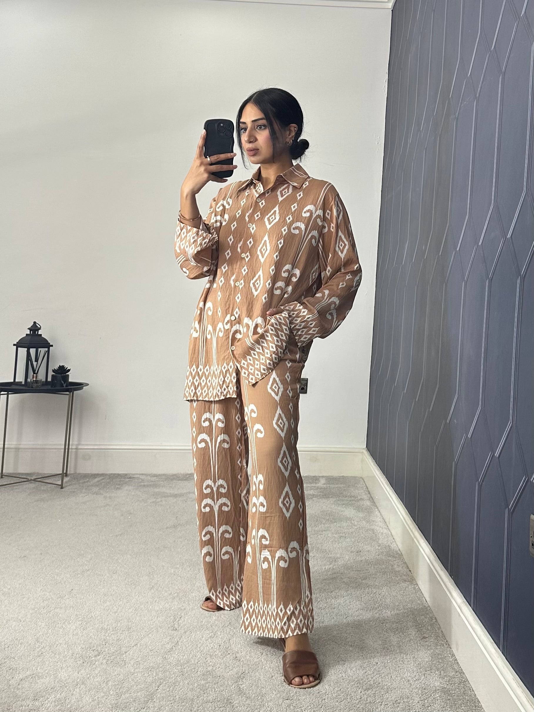 Printed 2 piece co ord set