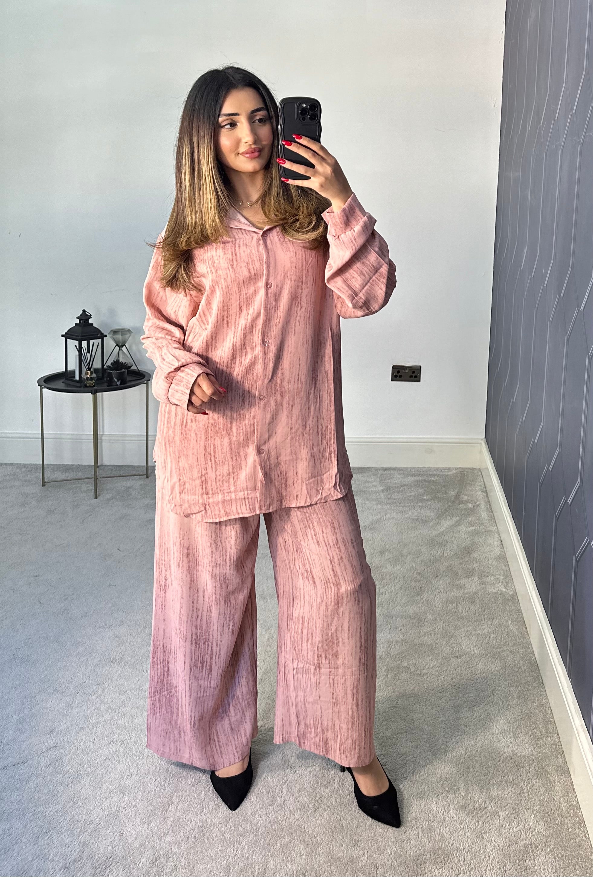 Hala Shirt style 2 piece Co ord set