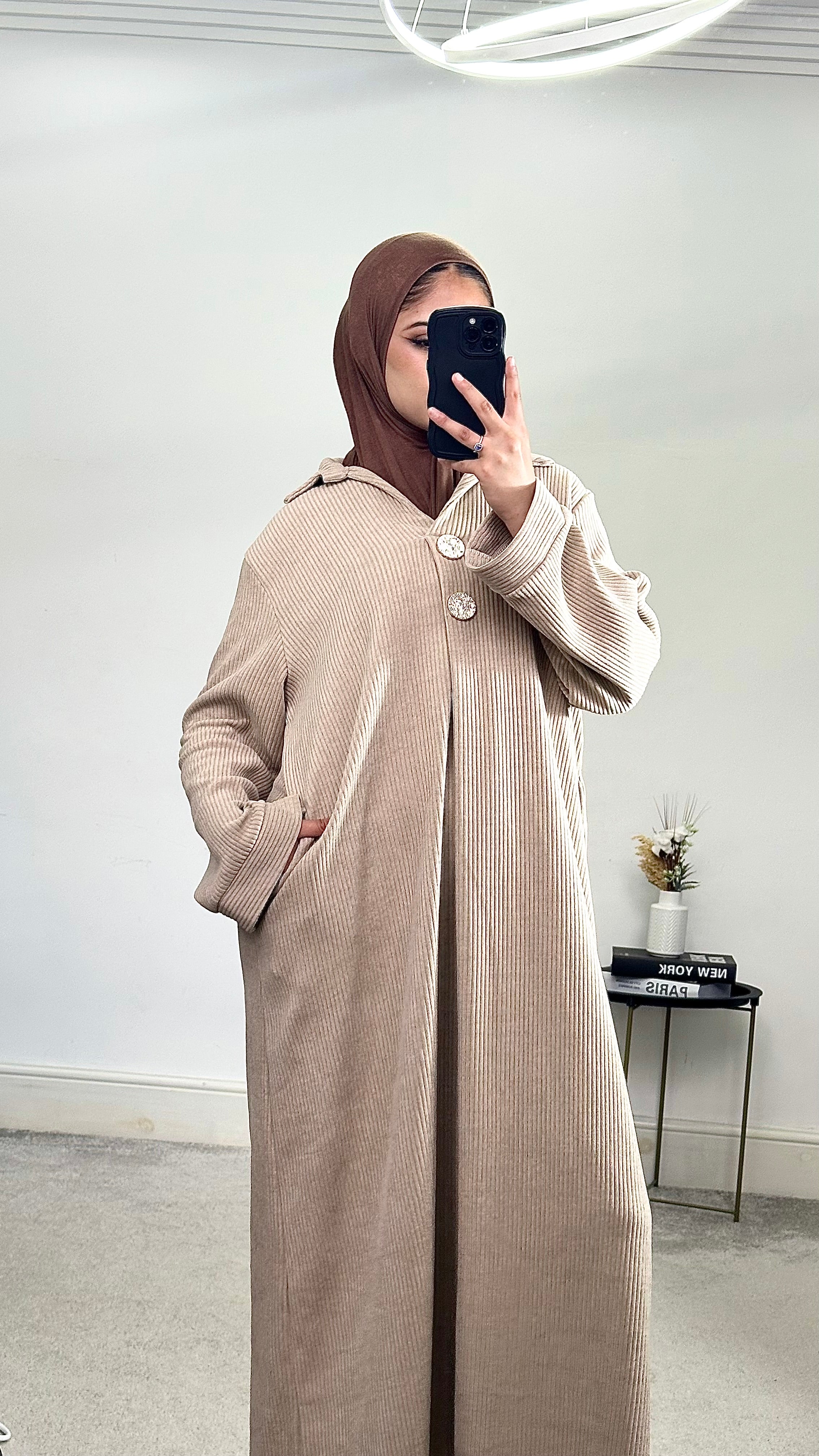 Corduroy Abaya/Long Dress