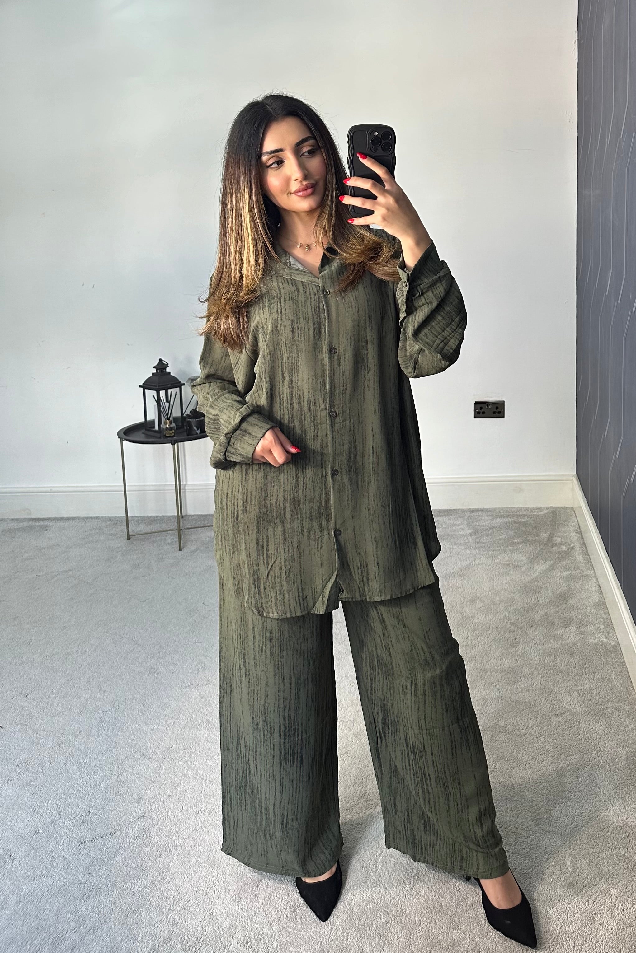 Hala Shirt style 2 piece Co ord set
