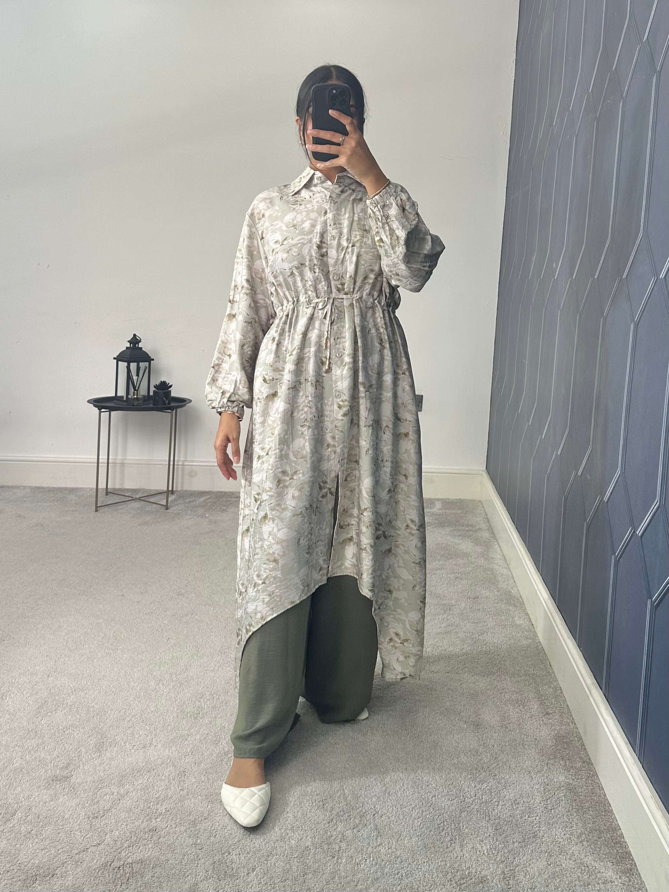 Meera Floral Hi Low 2 Piece co ord set