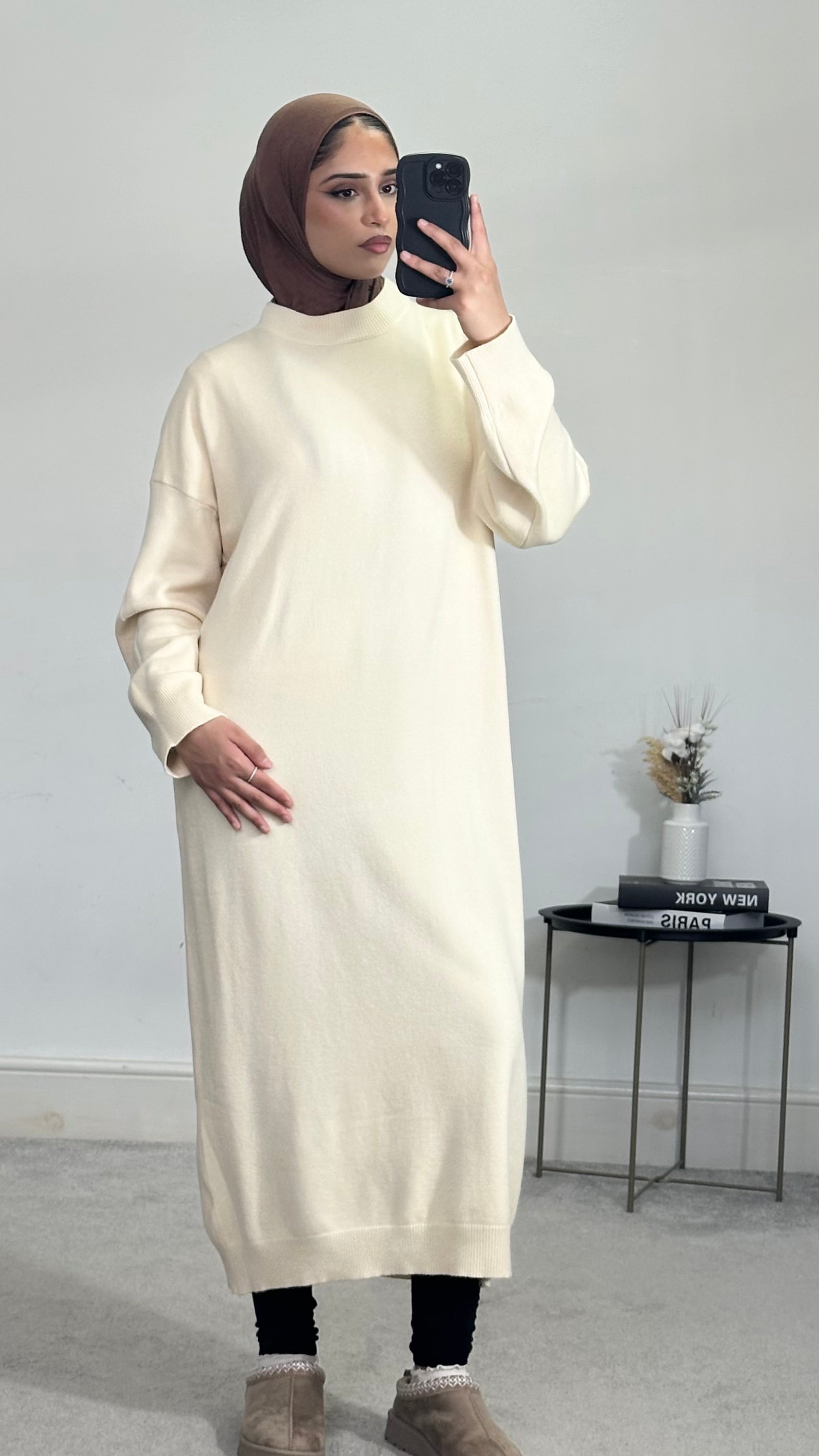 Long sleeve jumper dress