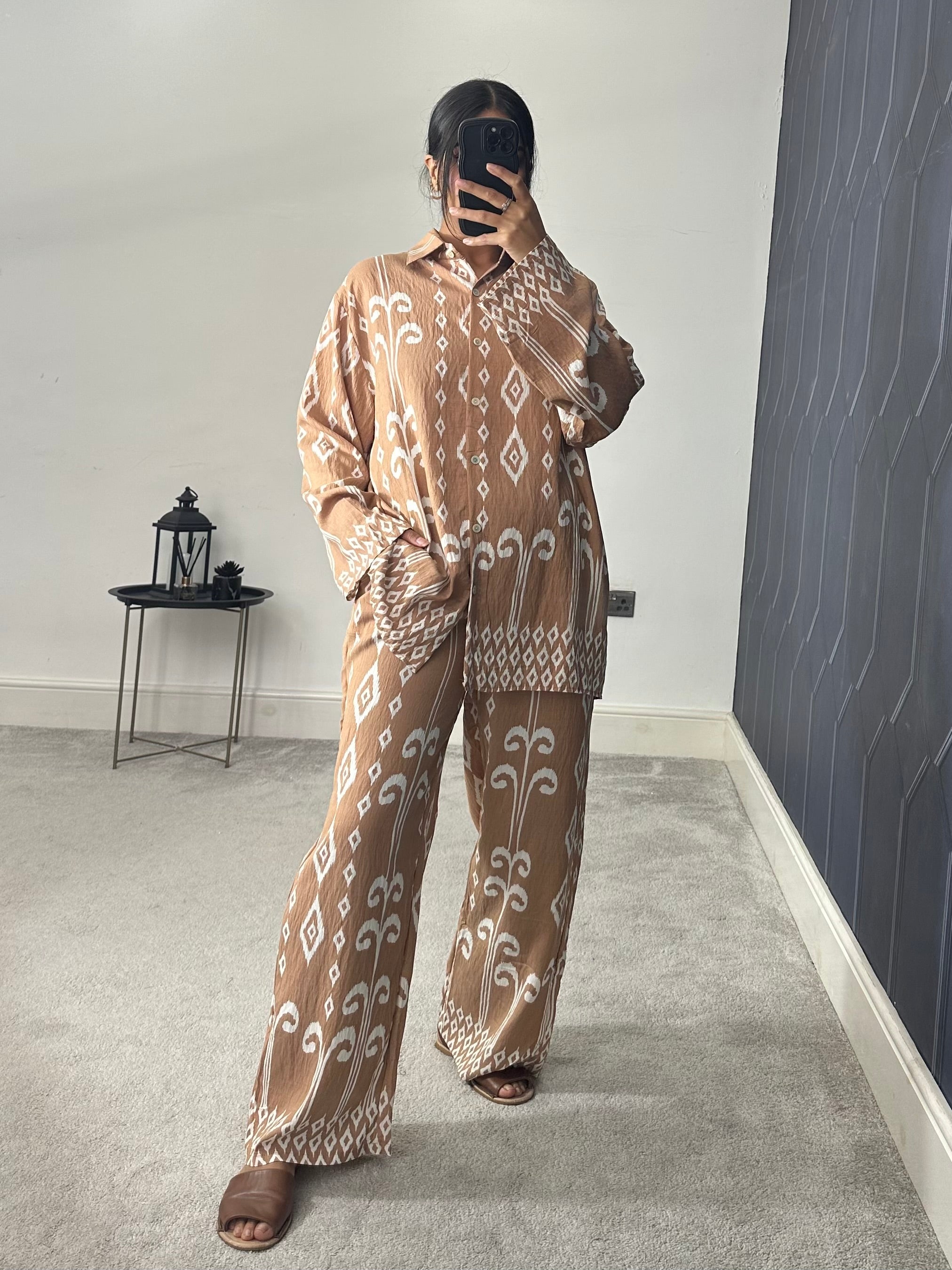 Printed 2 piece co ord set