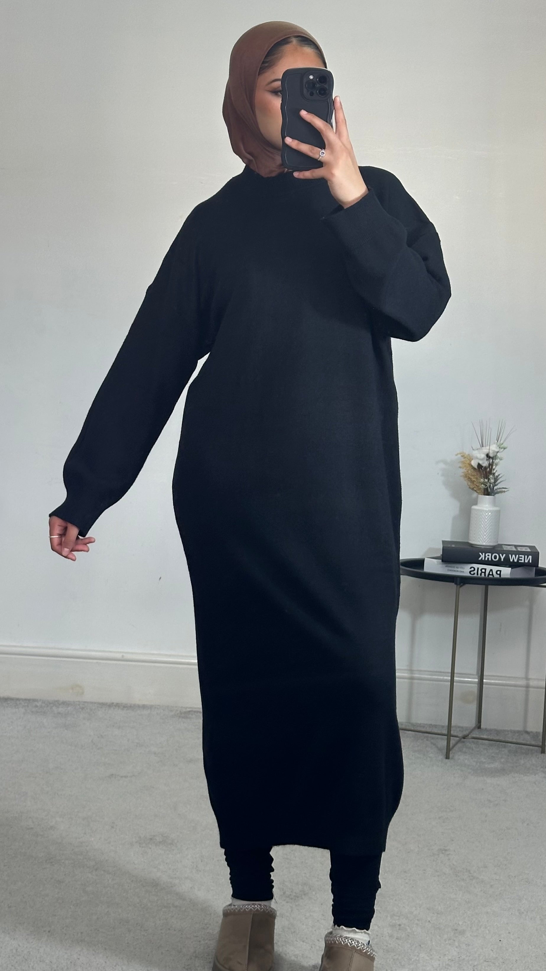 Long sleeve jumper dress