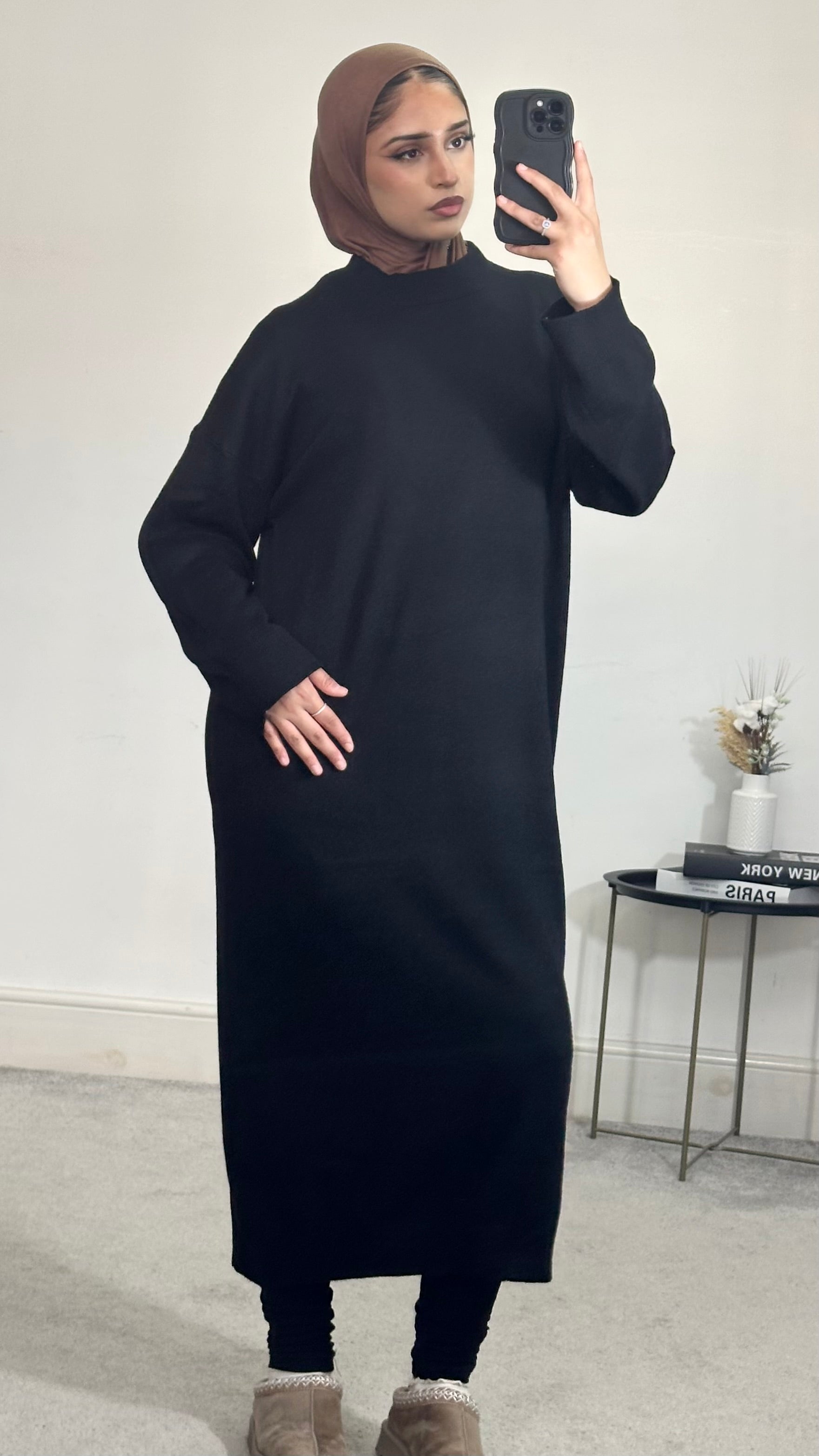 Long sleeve jumper dress