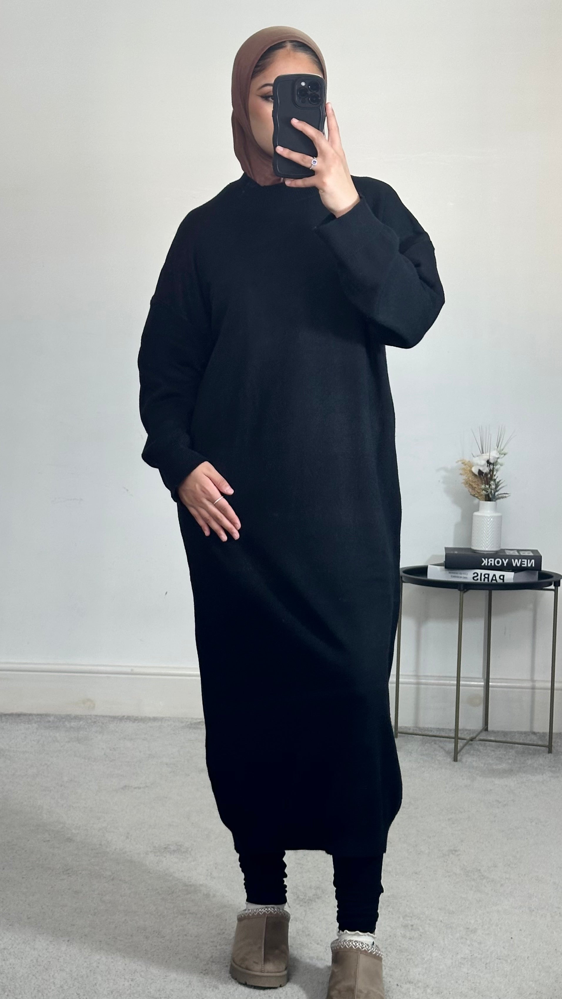 Long sleeve jumper dress