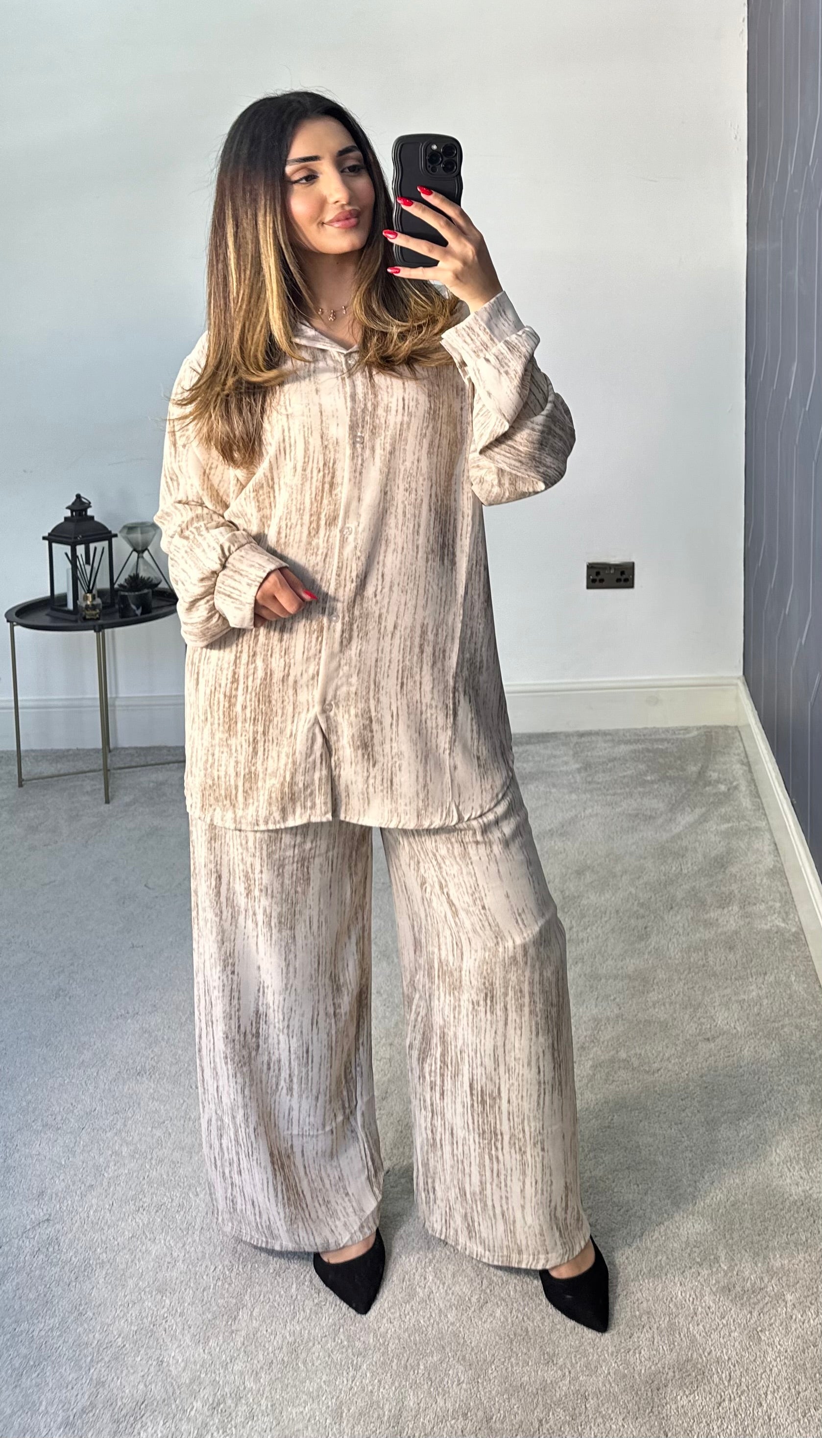 Hala Shirt style 2 piece Co ord set