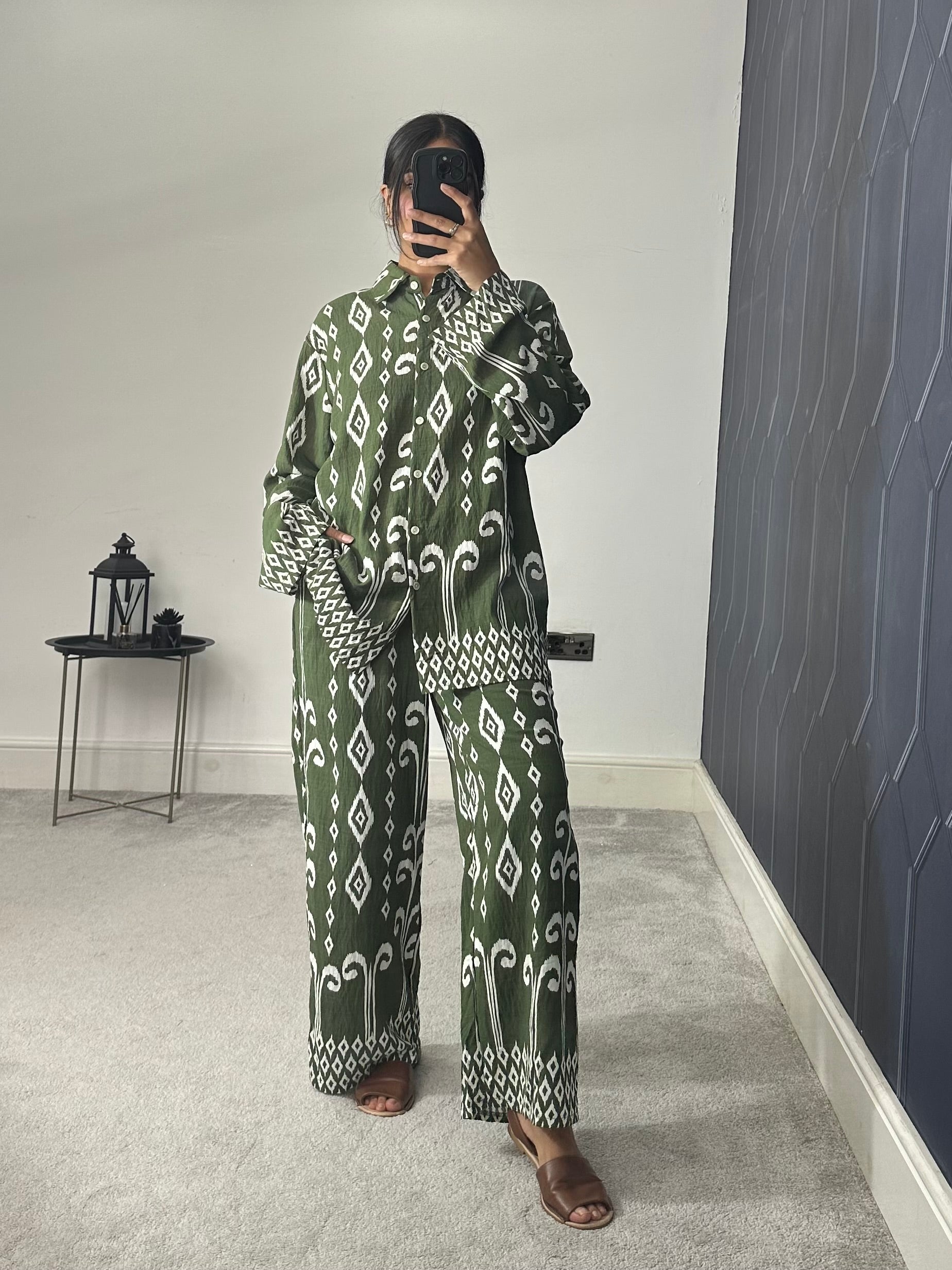 Printed 2 piece co ord set