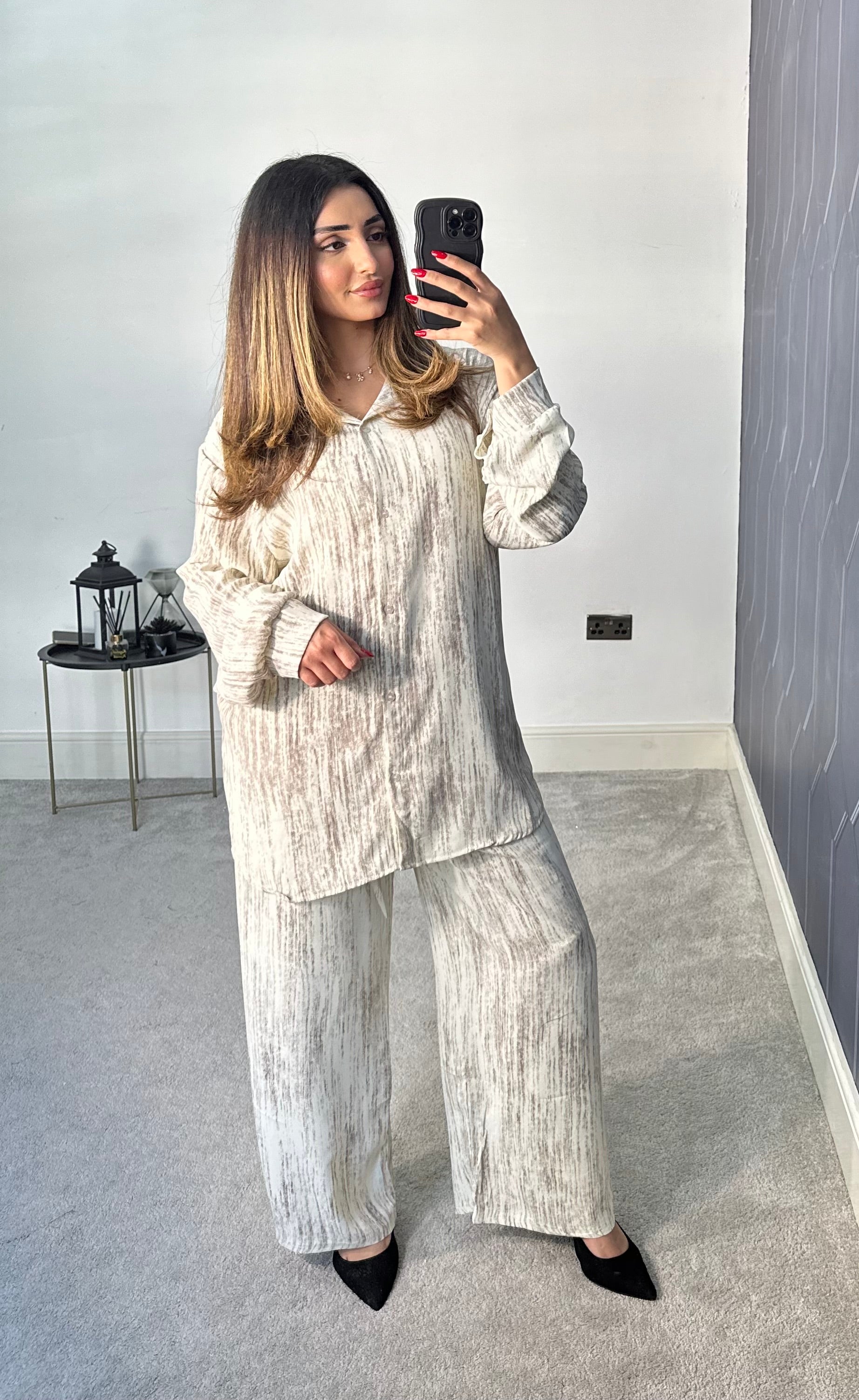 Hala Shirt style 2 piece Co ord set