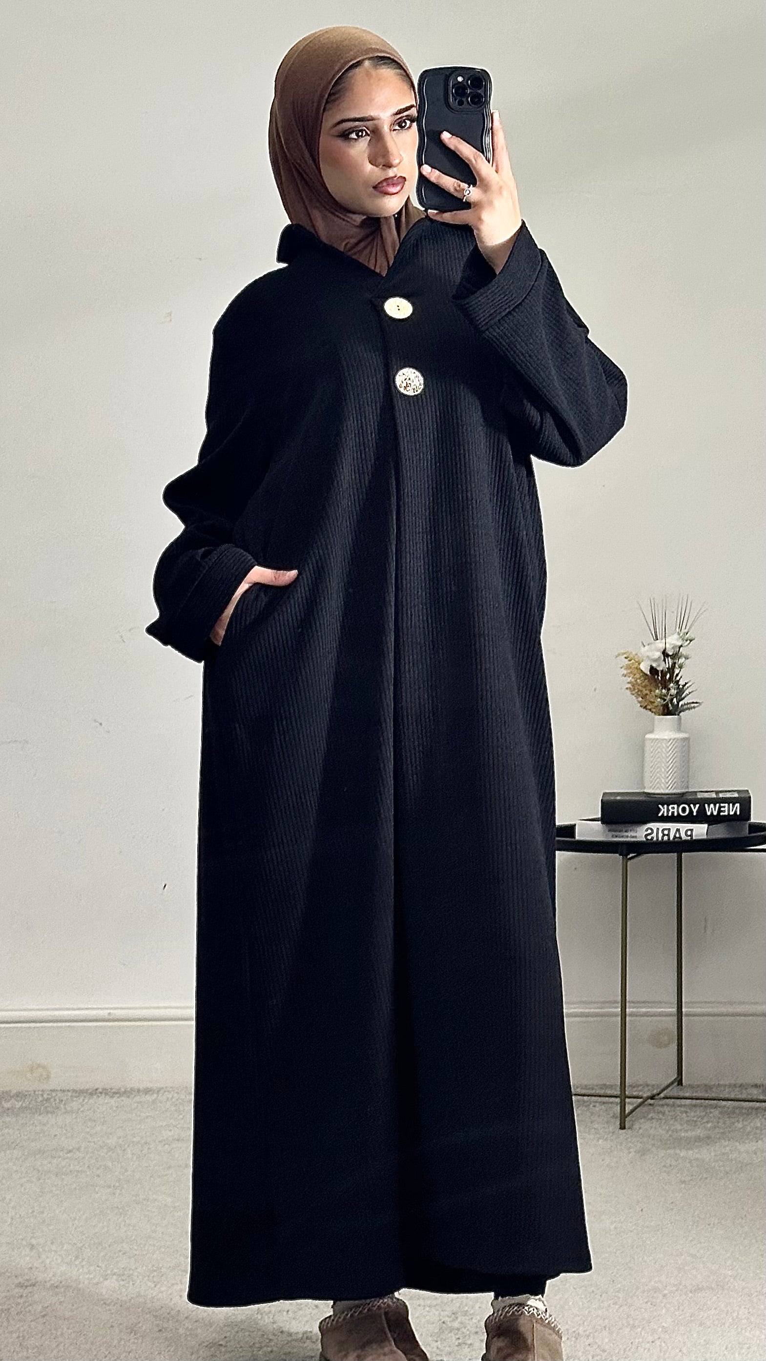 Corduroy Abaya/Long Dress