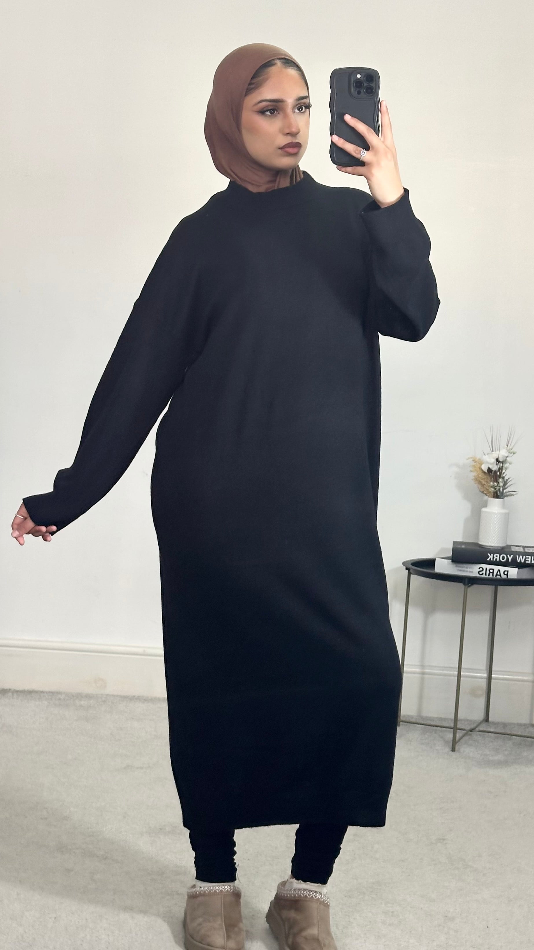 Long sleeve jumper dress