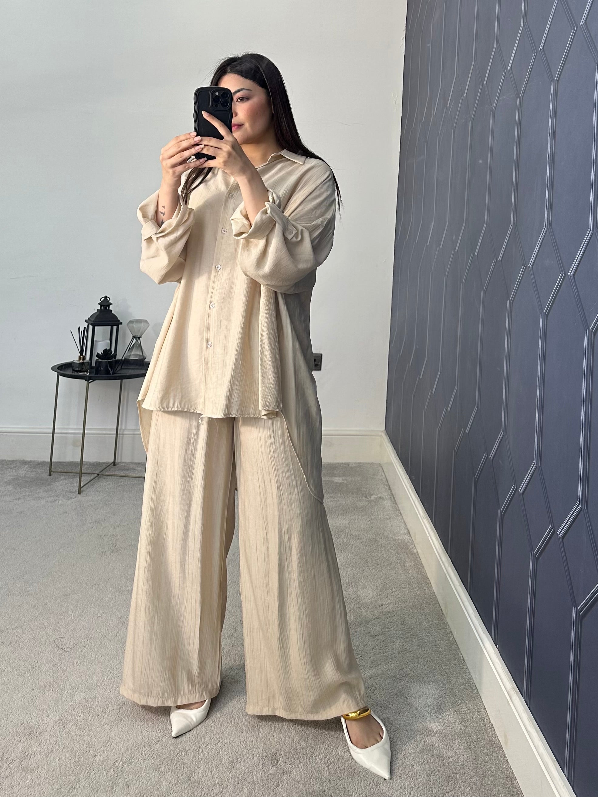 Imaan 2 piece shirt co ords set