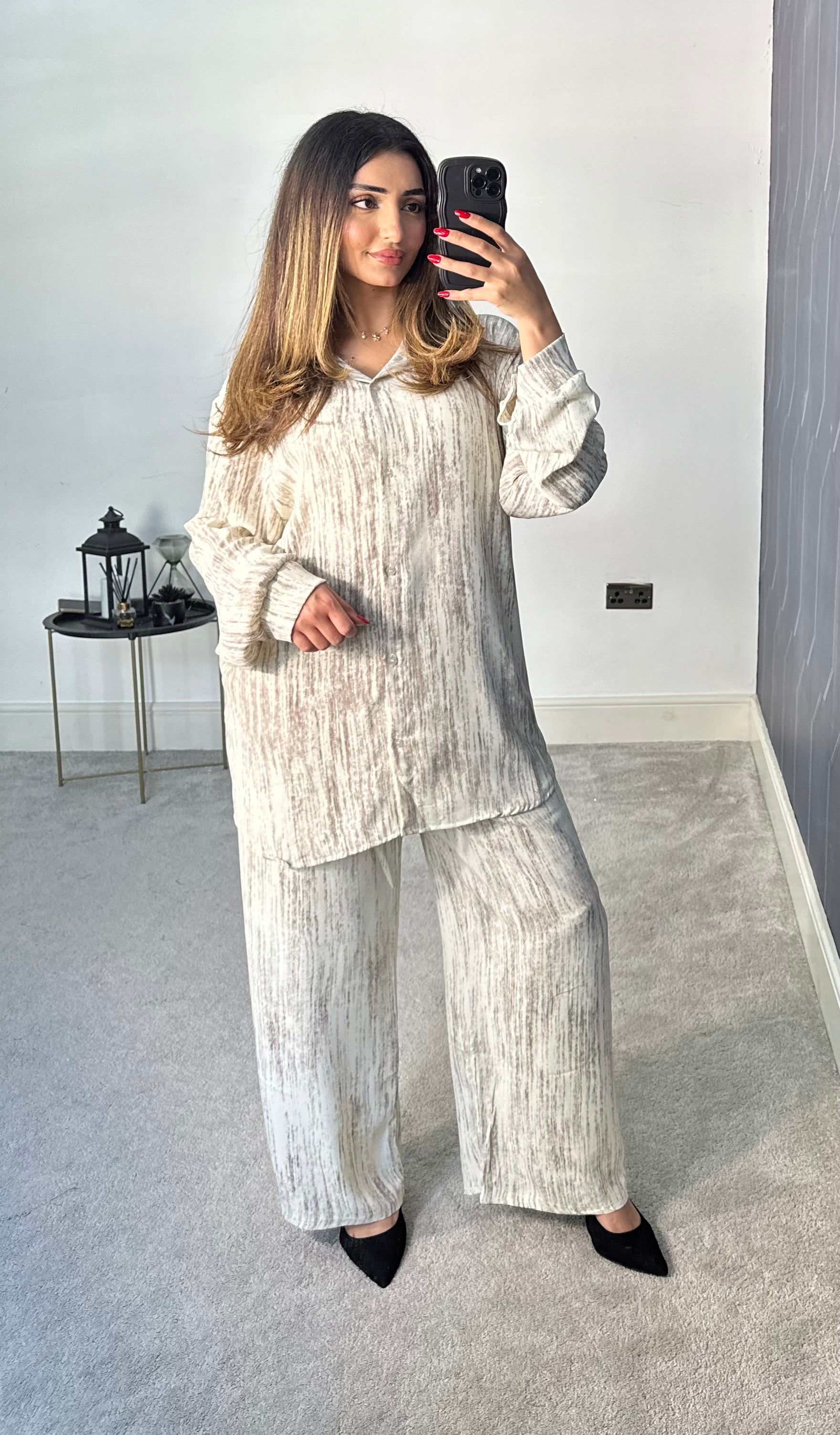 Hala Shirt style 2 piece Co ord set