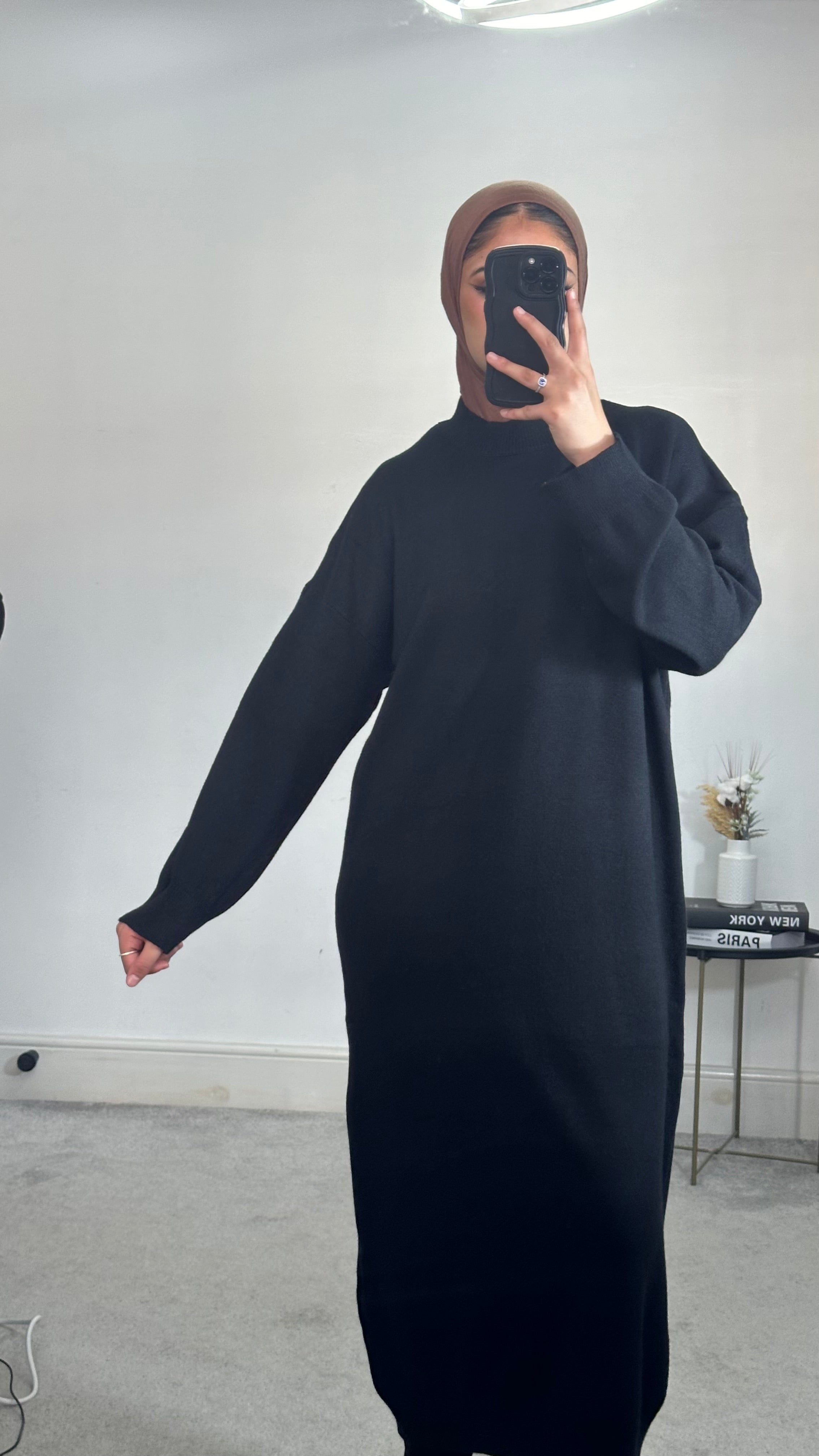 Long sleeve jumper dress