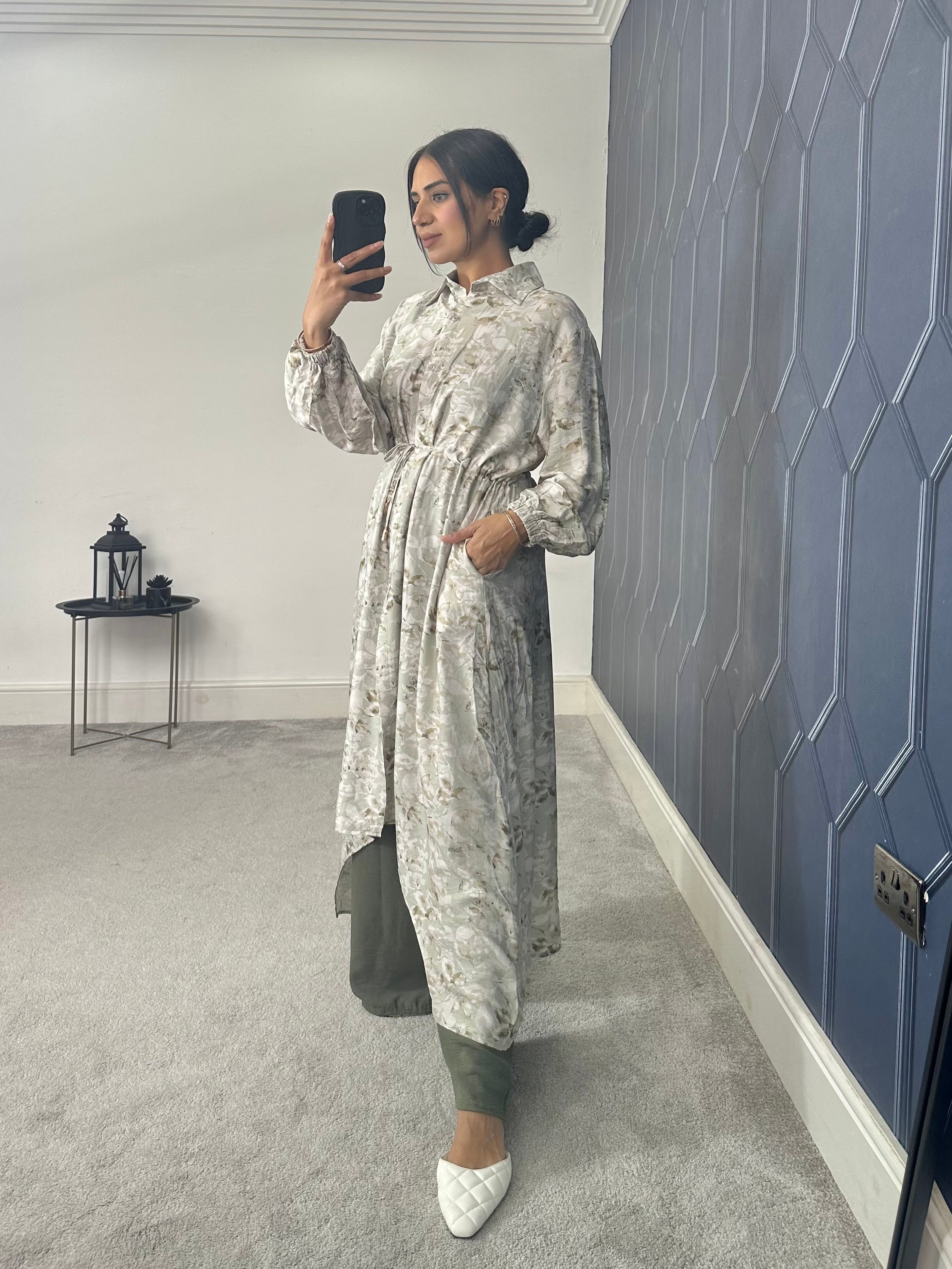 Meera Floral Hi Low 2 Piece co ord set