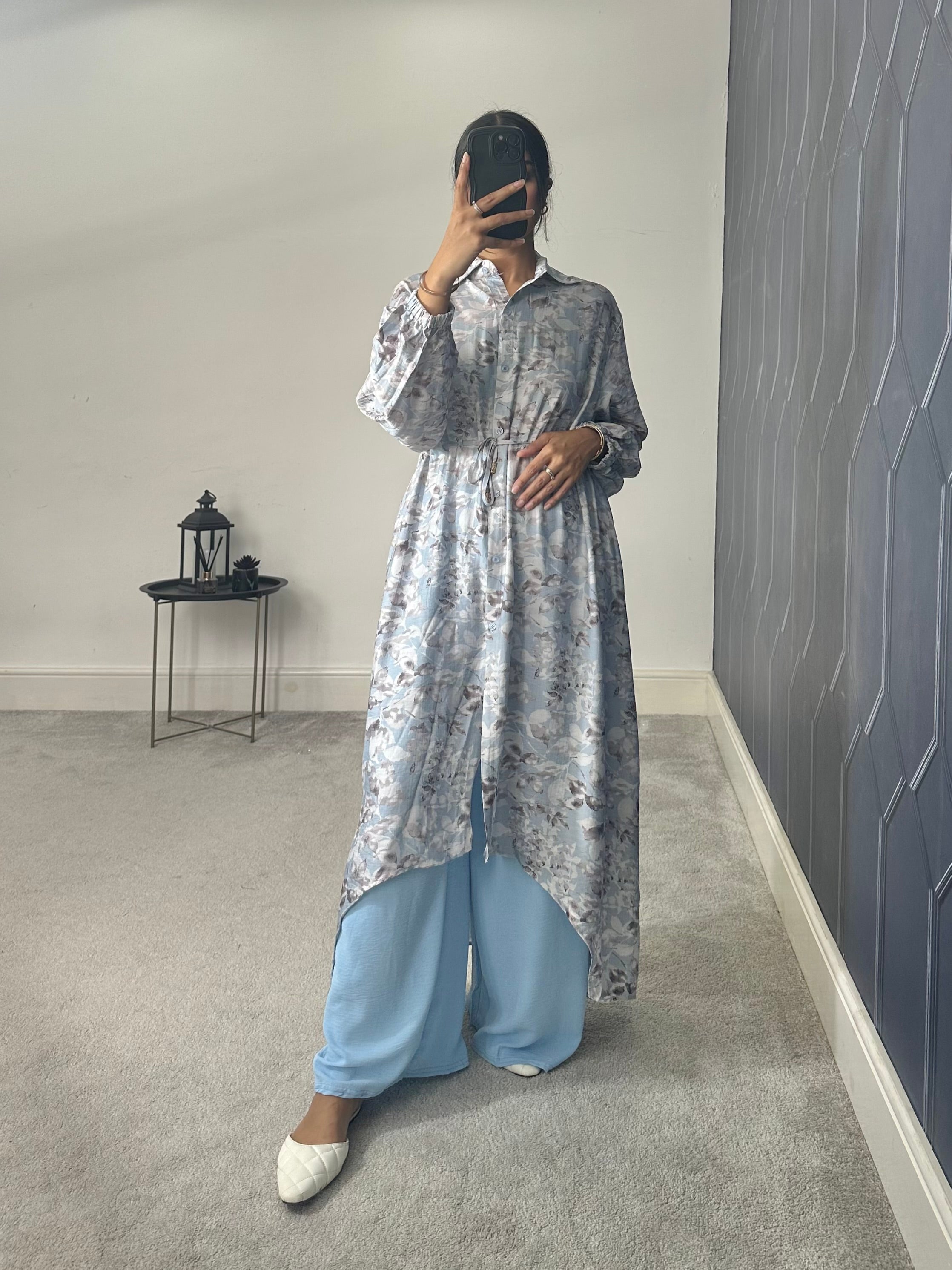 Meera Floral Hi Low 2 Piece co ord set