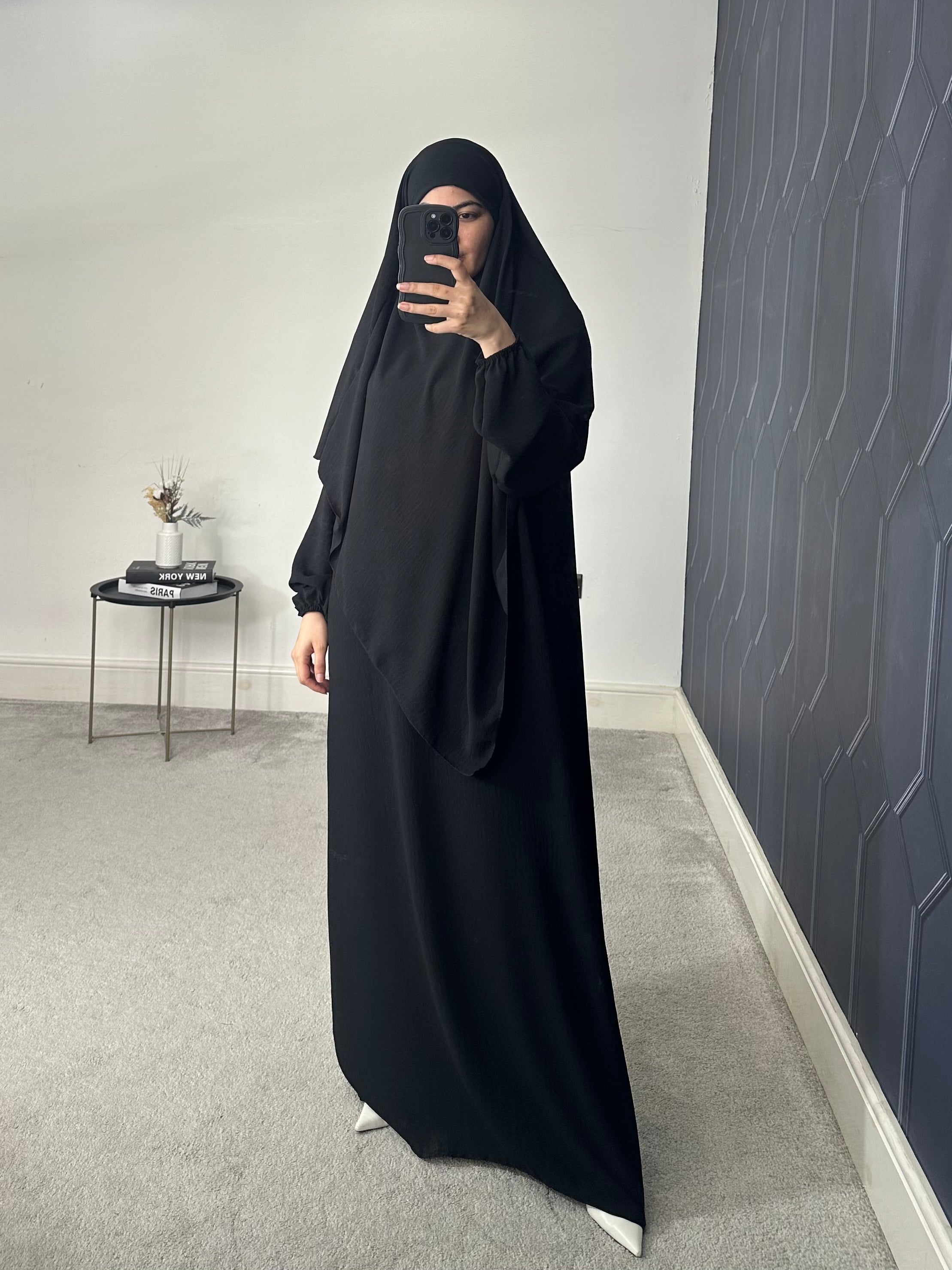 Hareem Batwing Sleeves Khimar Set
