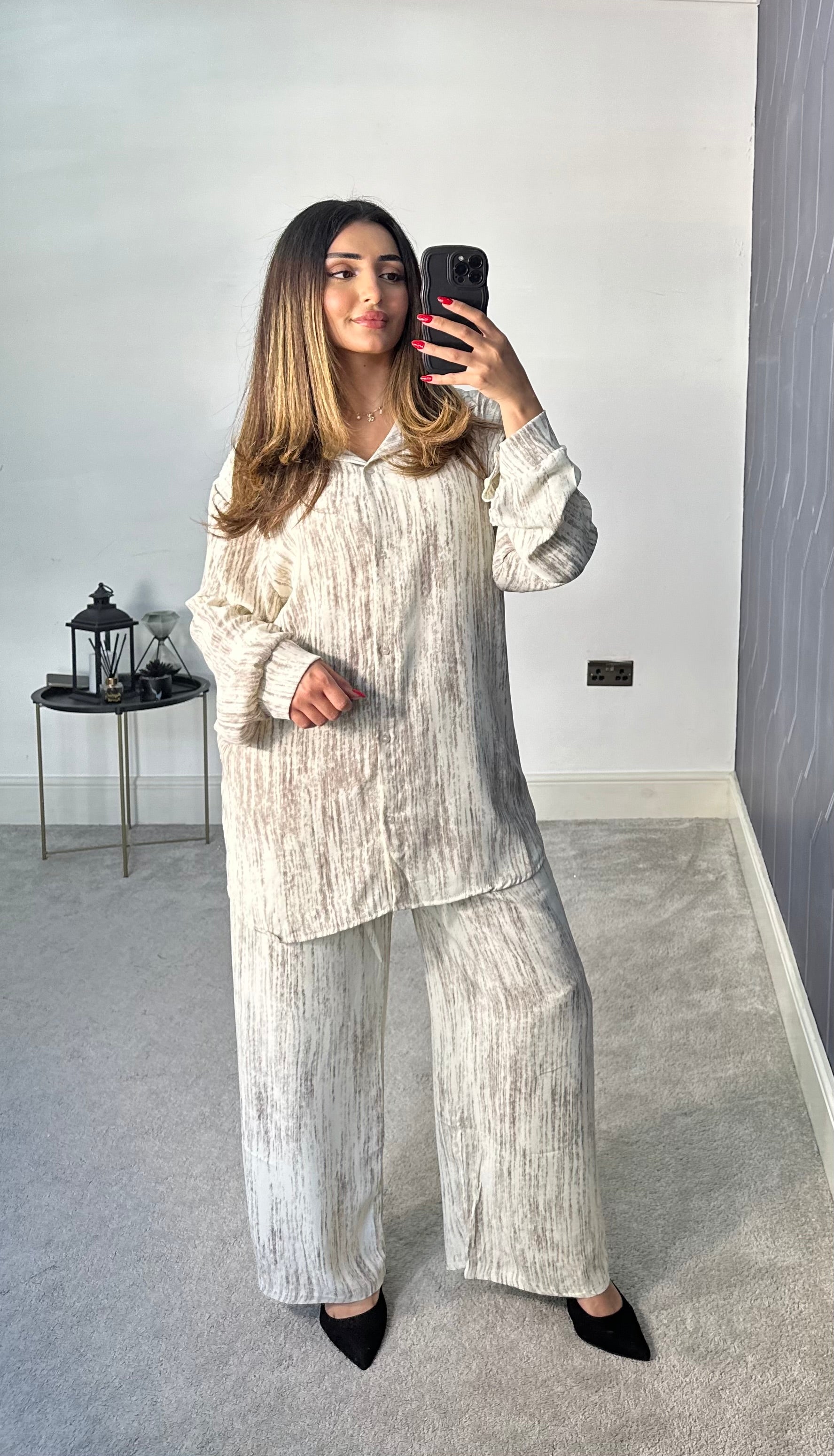Hala Shirt style 2 piece Co ord set