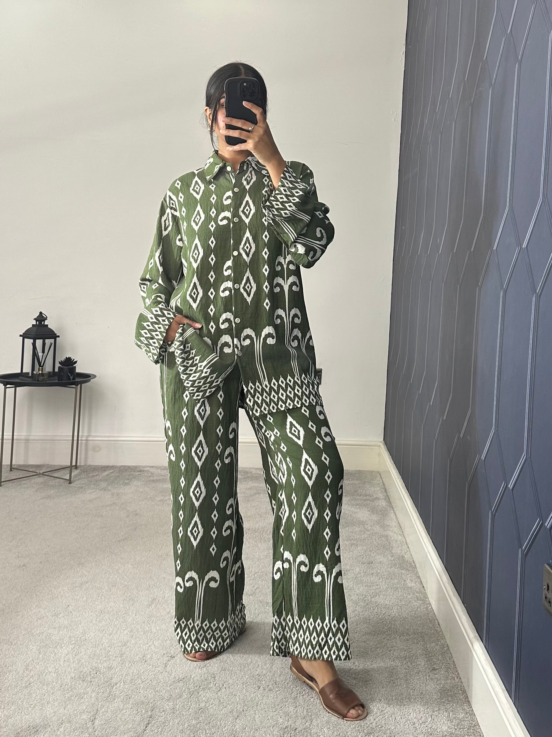 Printed 2 piece co ord set