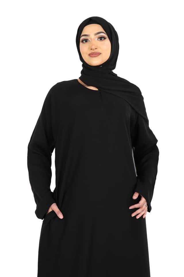 Simple everyday wear plain Abaya
