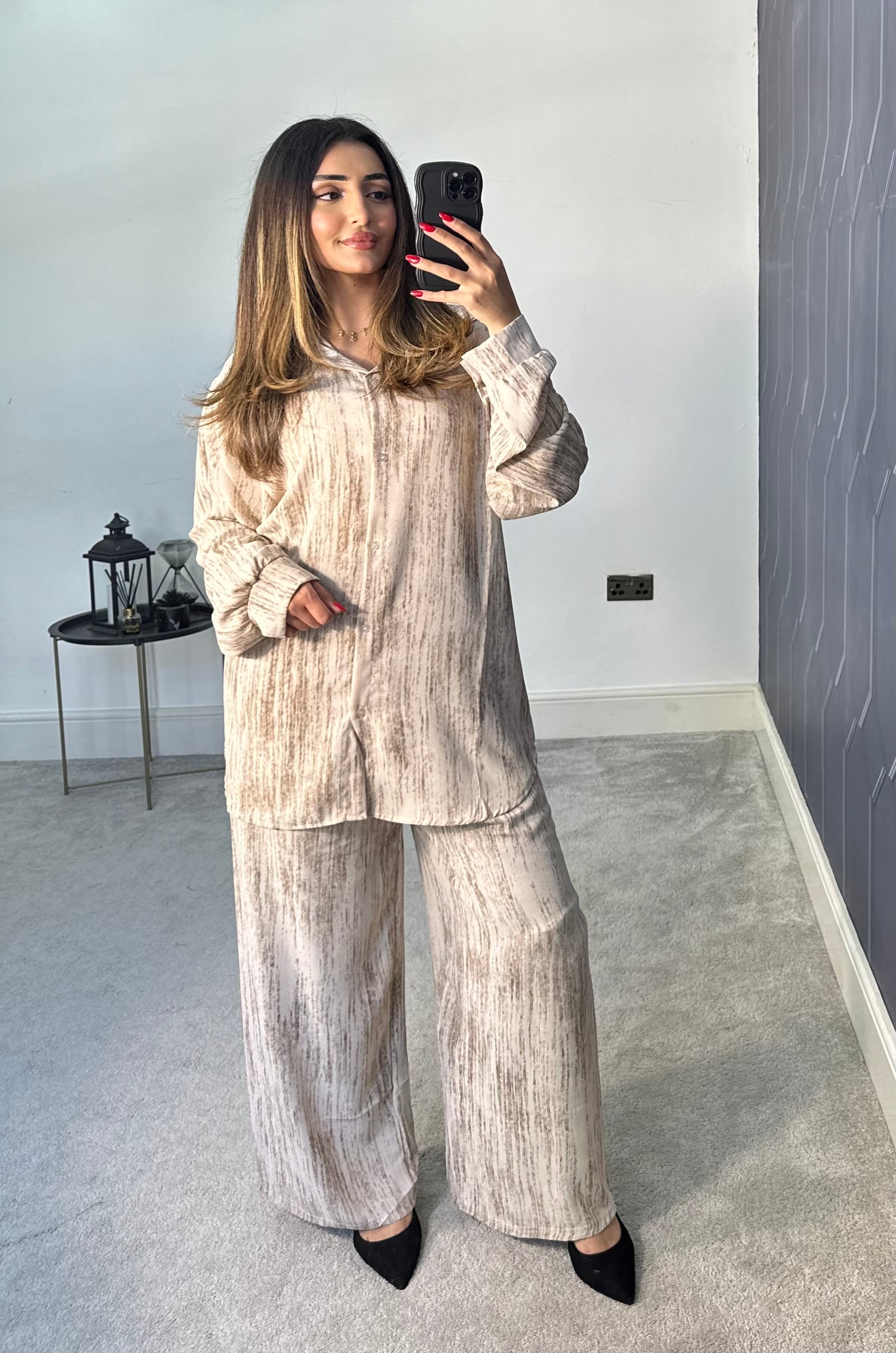 Hala Shirt style 2 piece Co ord set