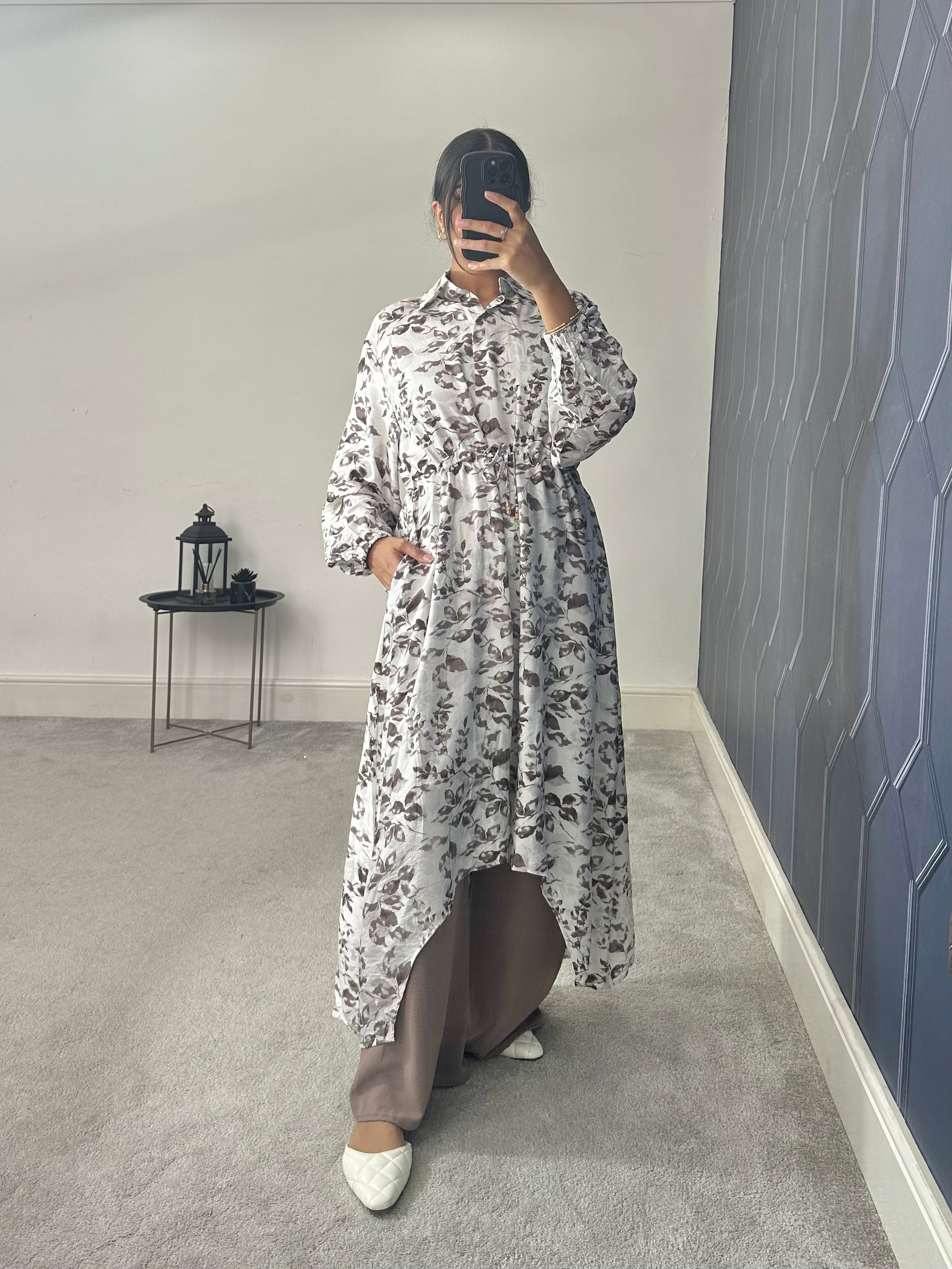 Meera Floral Hi Low 2 Piece co ord set